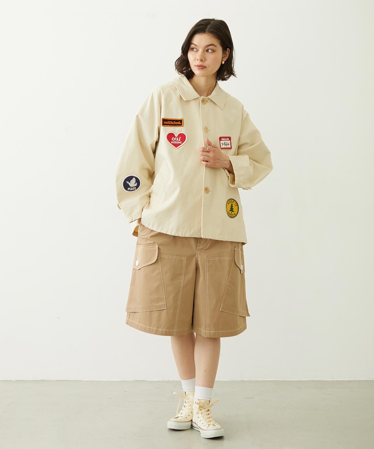 PATCH HOODED JACKET