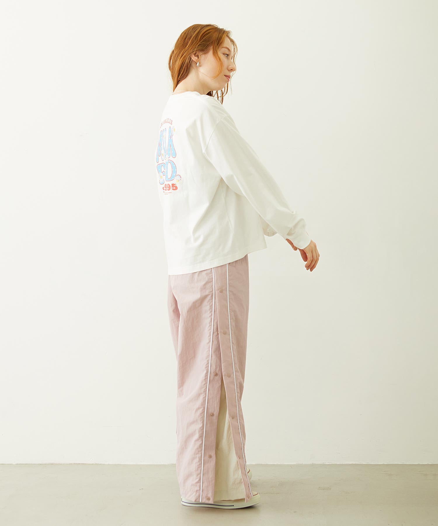 CUTOUT LOGO TRACK PANTS