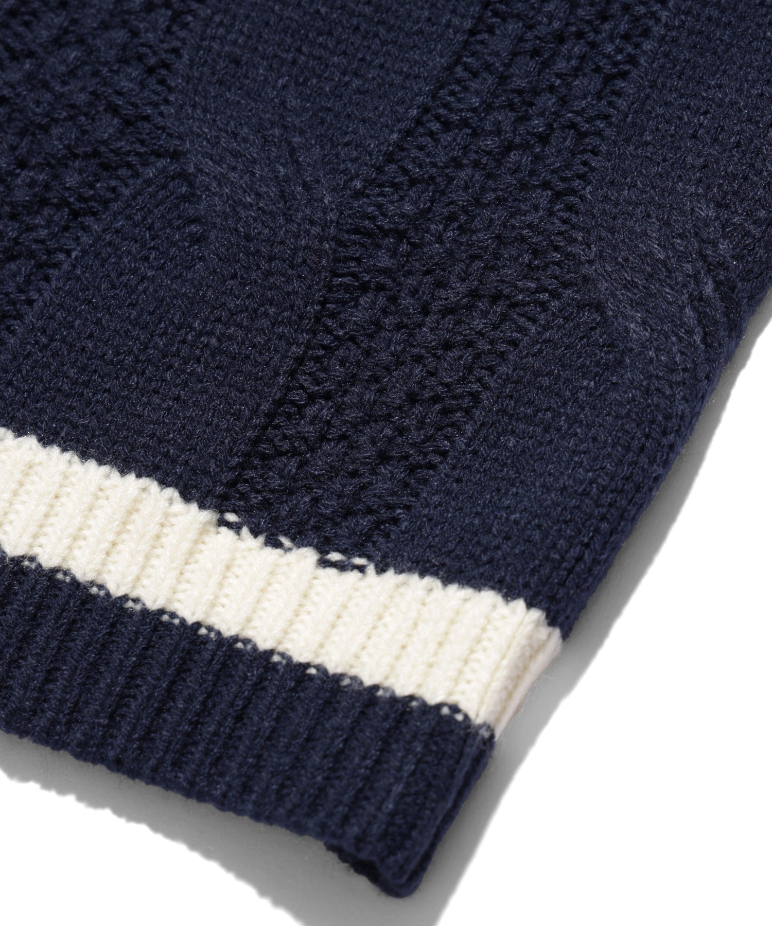 CRICKET KNIT PATCH CARDIGAN