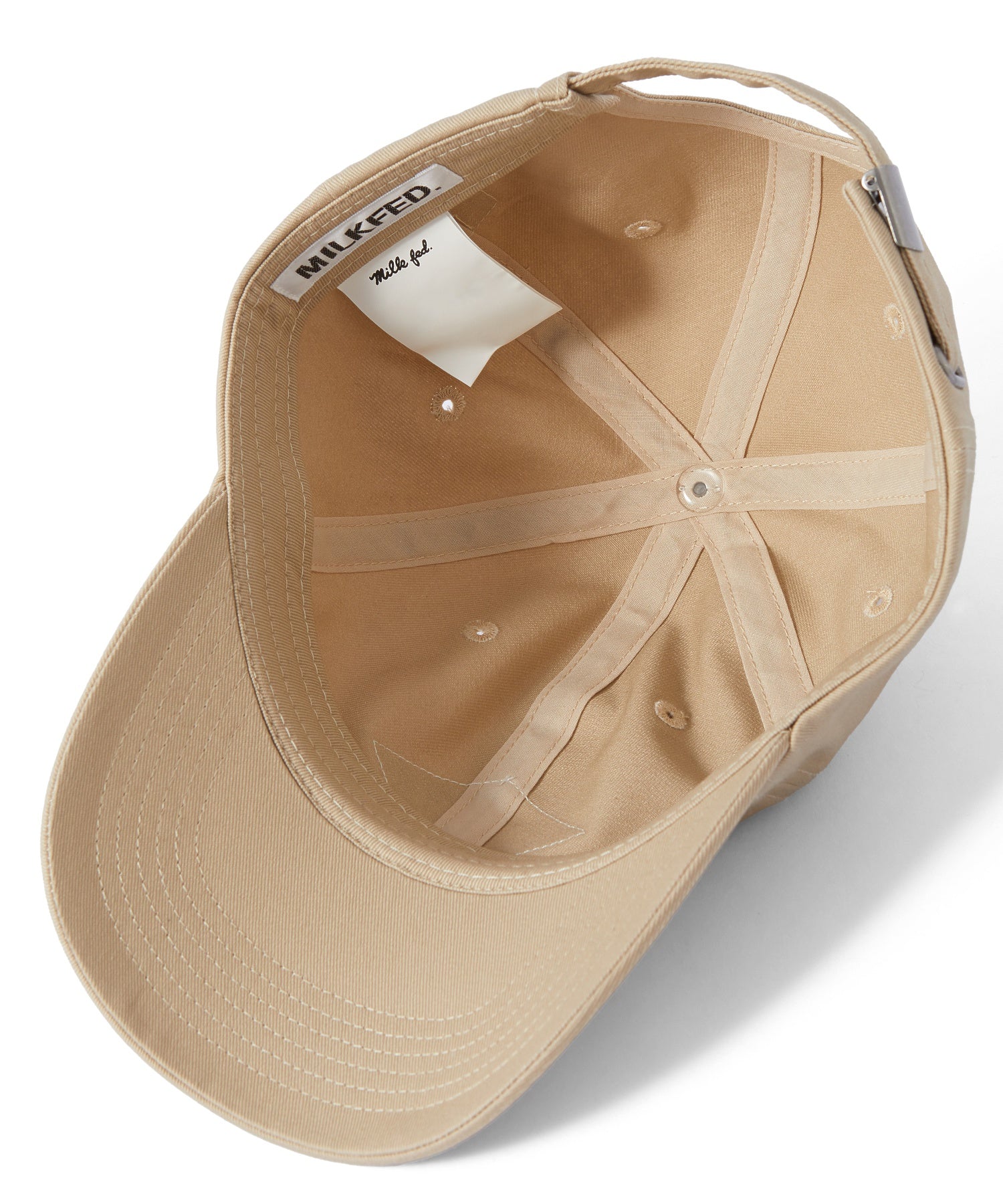 LABEL TWILL CAP
