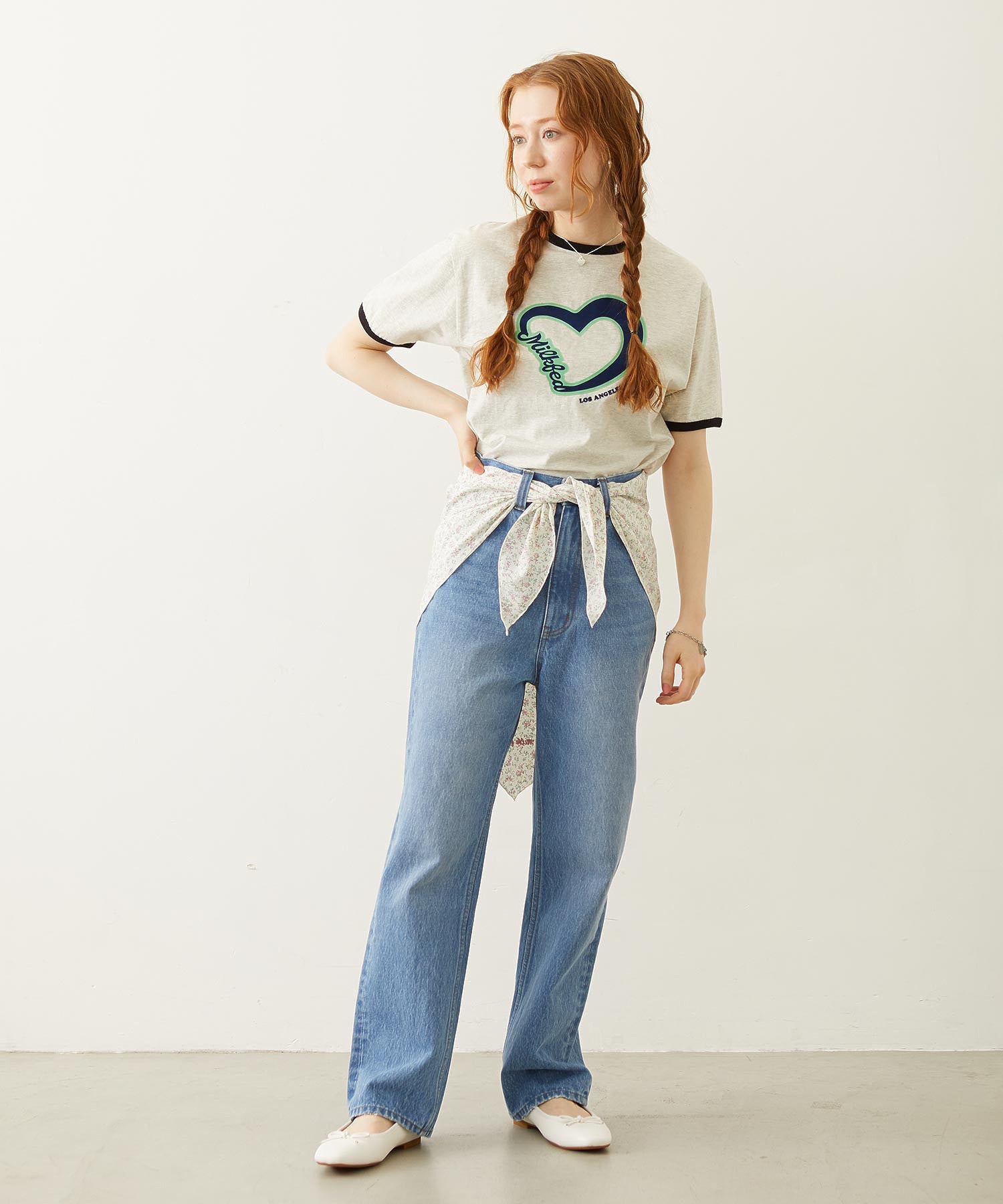 STRAIGHT DENIM PANTS