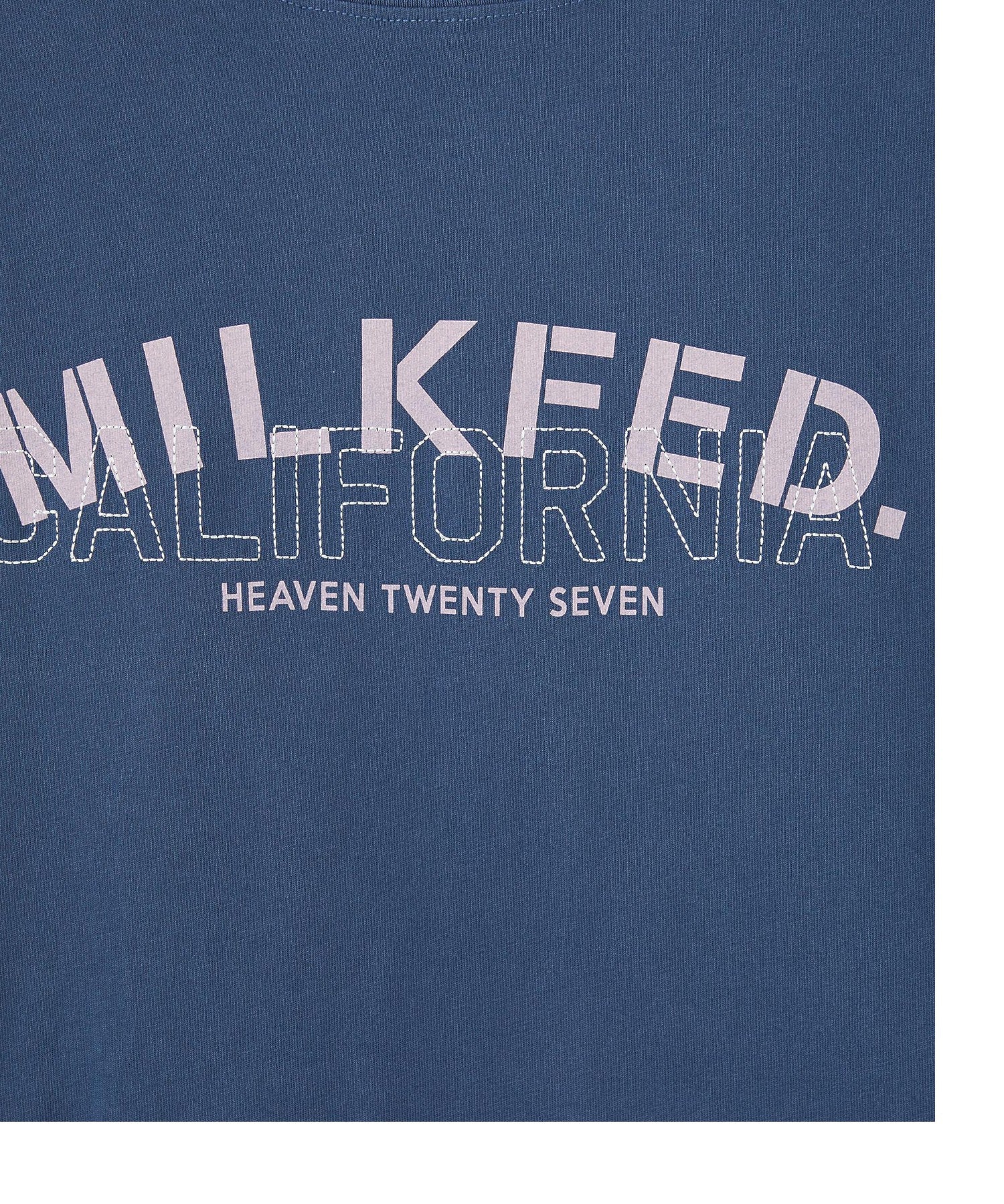 MILKFED.×CHAMPION LAYER LOGO BIG TEE