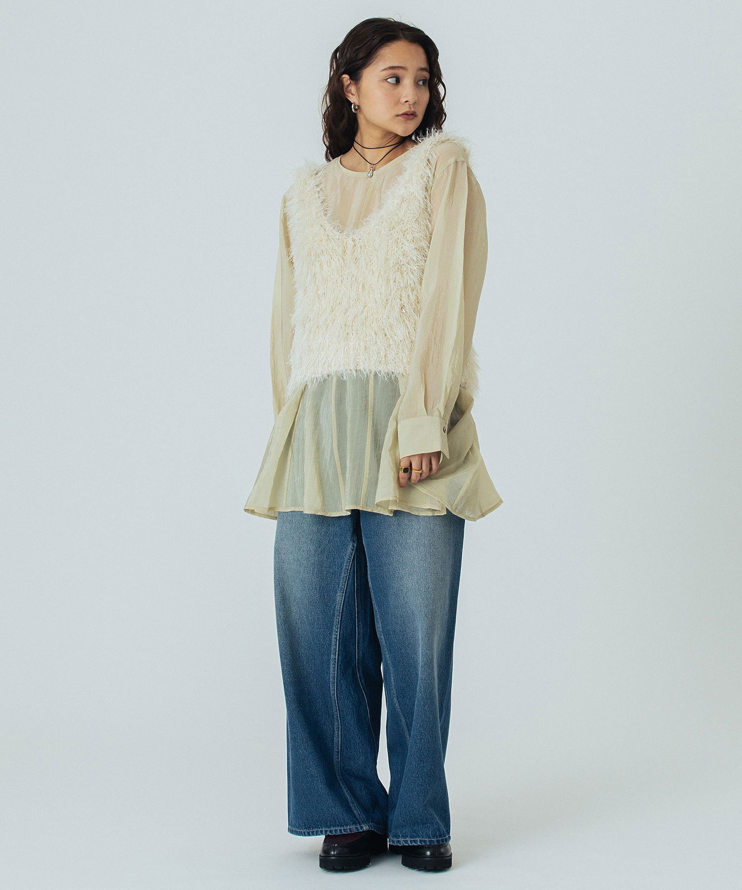 model:160cm 着用サイズ:S