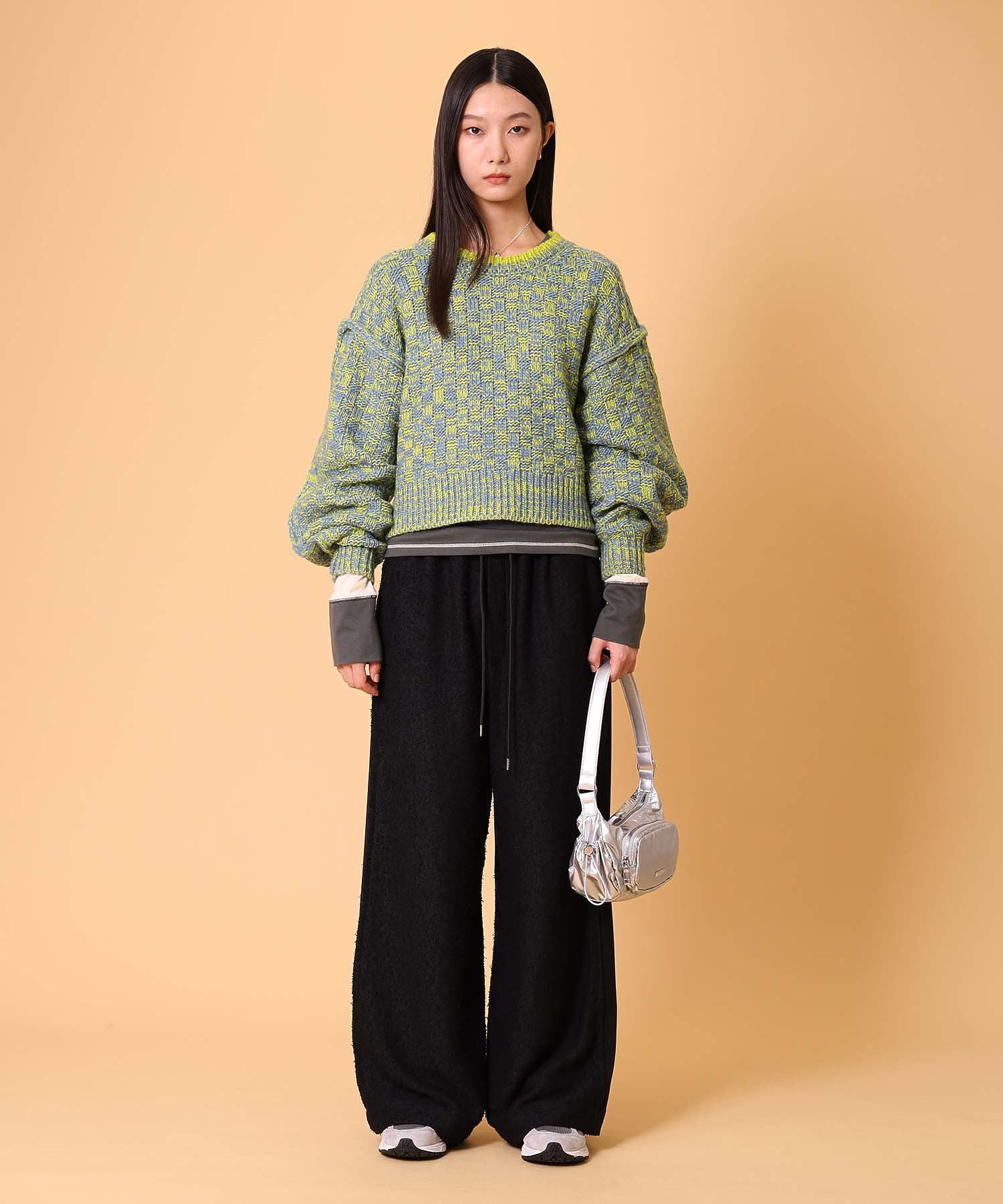 ミックスニットプルオーバー