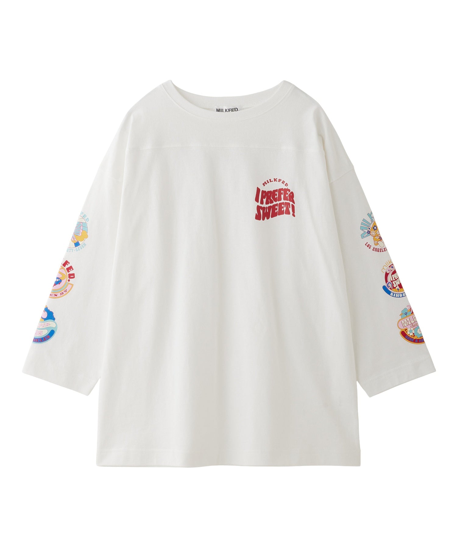 70S LOGO THREE QUARTER SLEEVE TOP