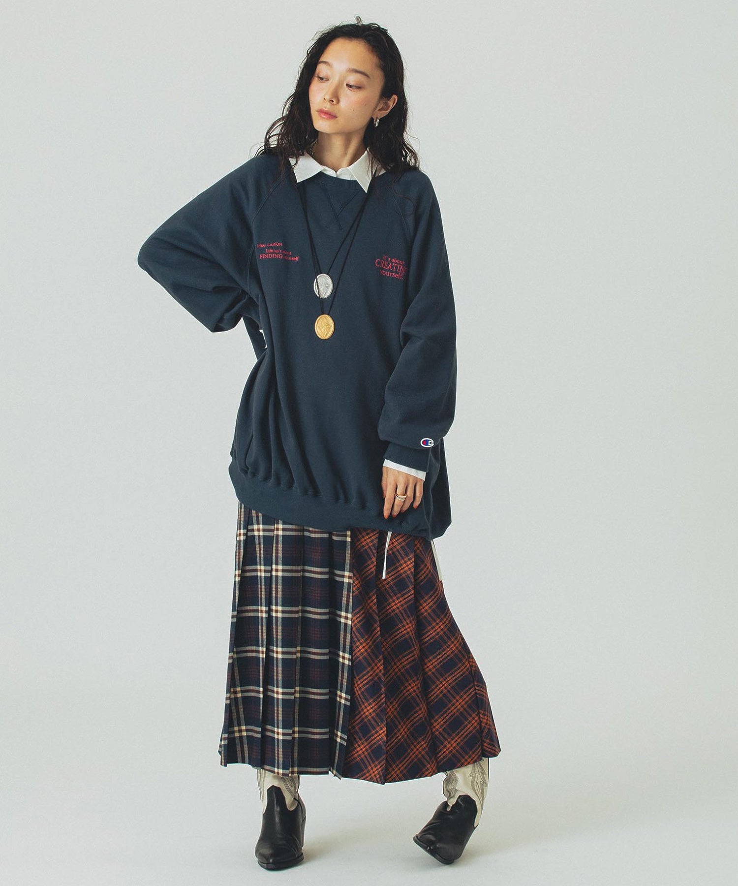 model:161cm 着用サイズ:ONE SIZE