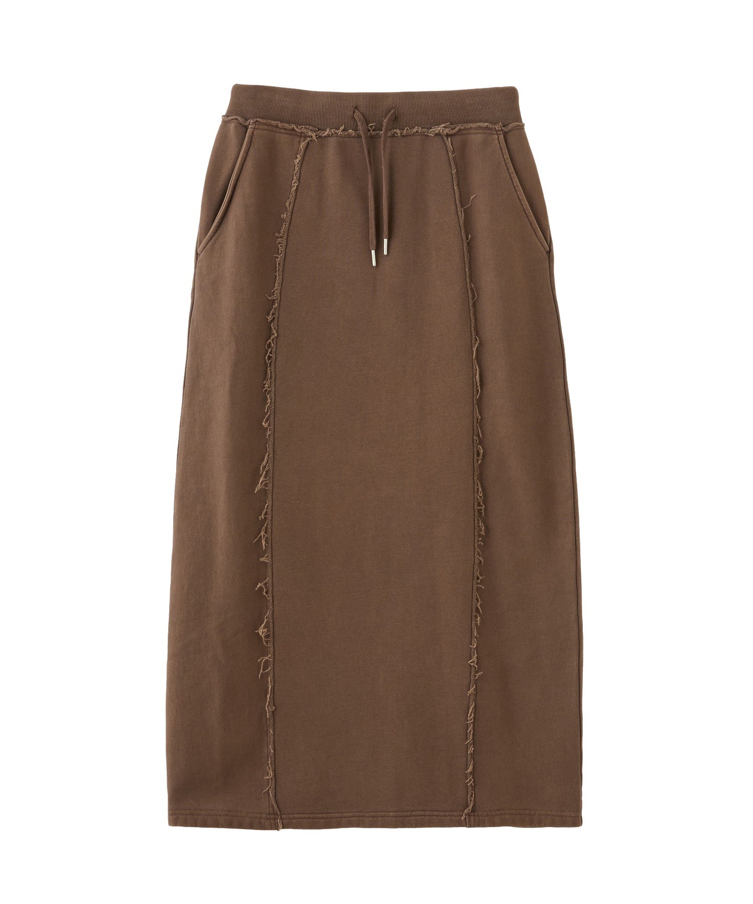 FADED SWEAT LONG SKIRT