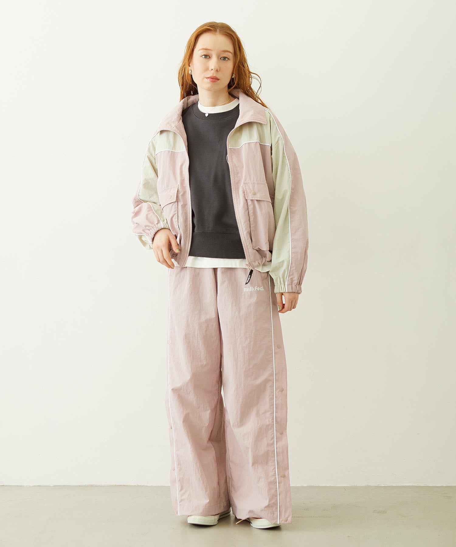 CUTOUT LOGO TRACK JACKET