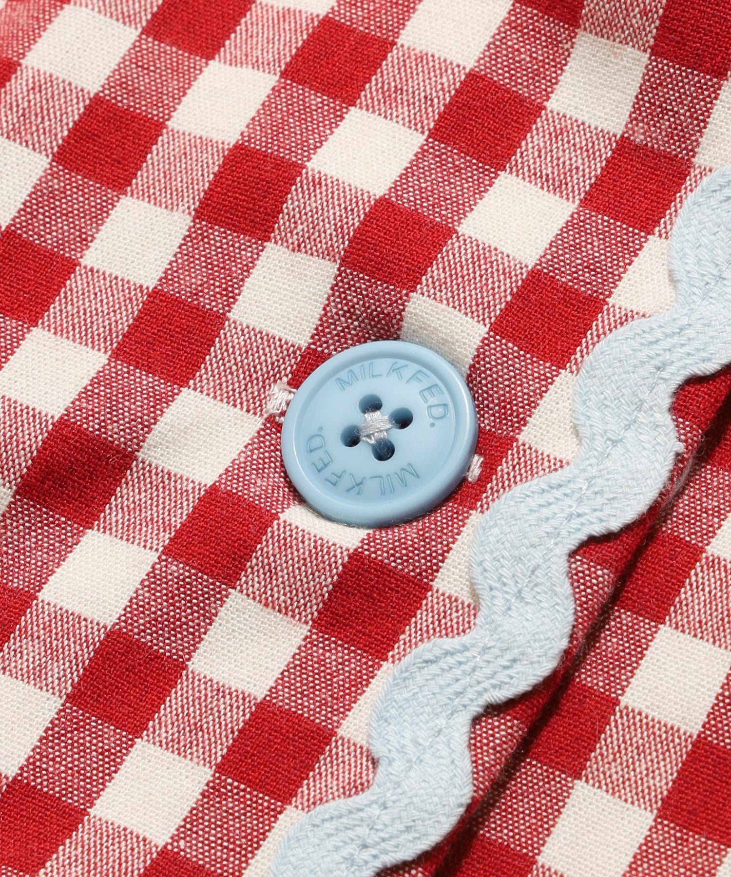 TRIMMED GINGHAM CHECK SHIRT