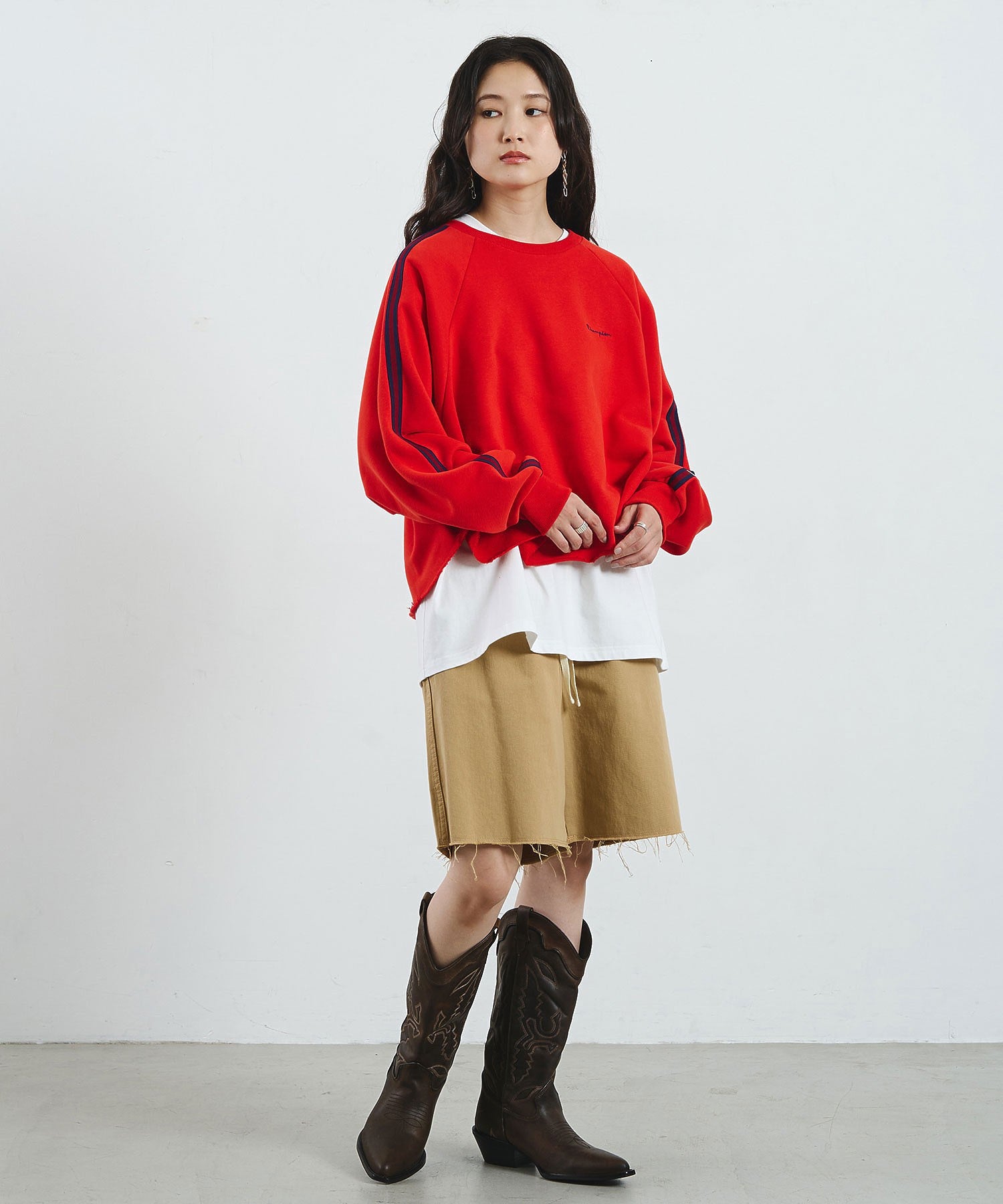 【Champion別注】SIDE LINE SWEAT
