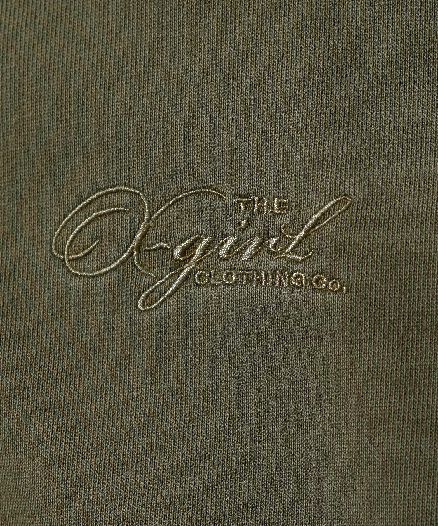 PIGMENT DYED FACE AND LOGO SQUARE PATCH ZIP UP SWEAT HOODIE