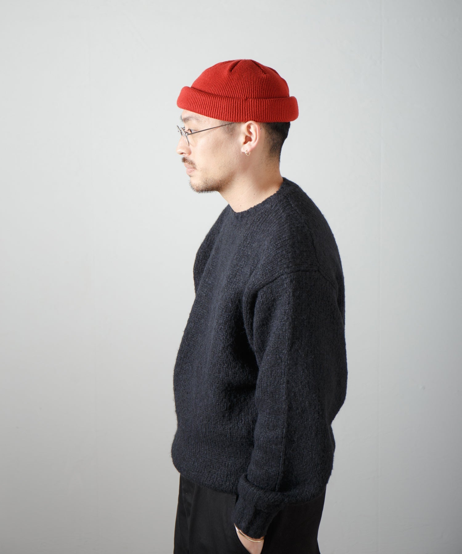 【Racal】Roll Knit Cap