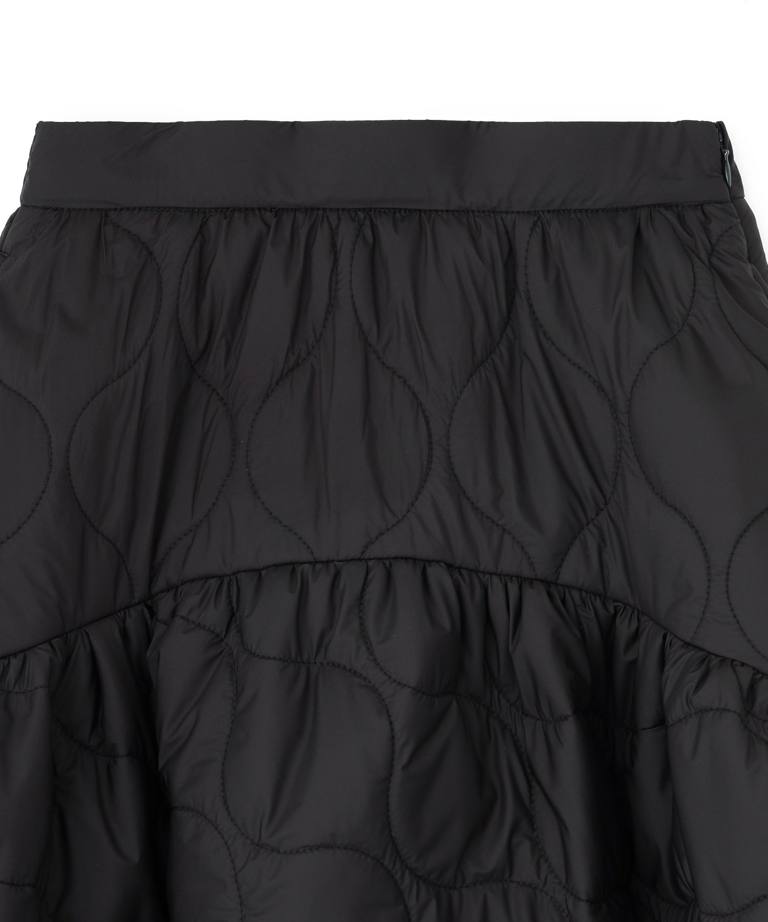 QUILTED FLARED SKIRT