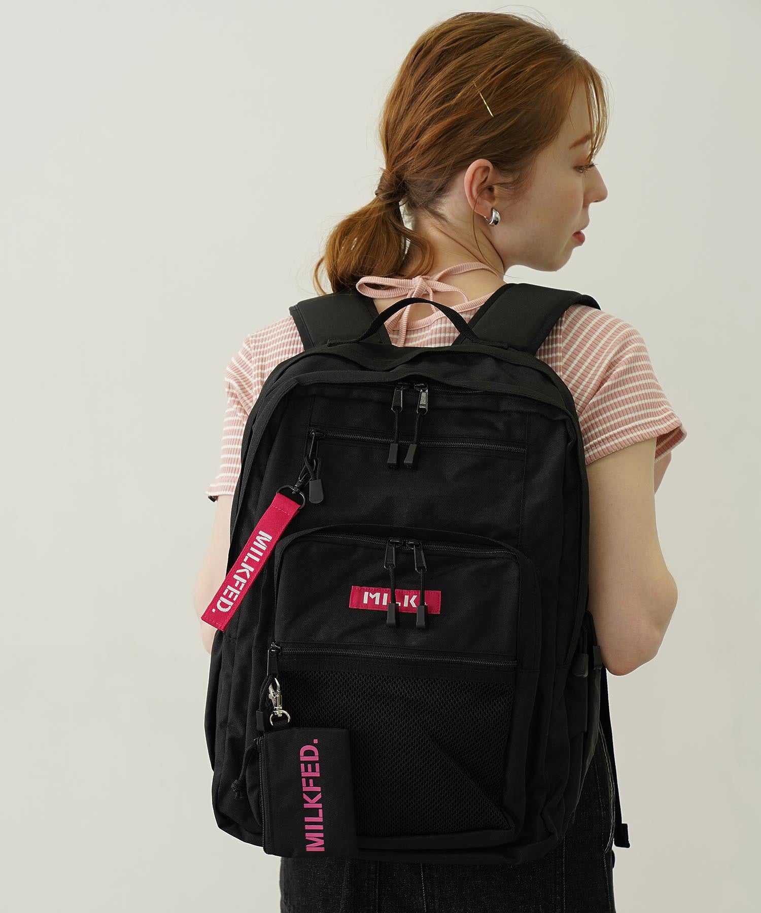 【定番】W ZIP BACKPACK MILKFED.