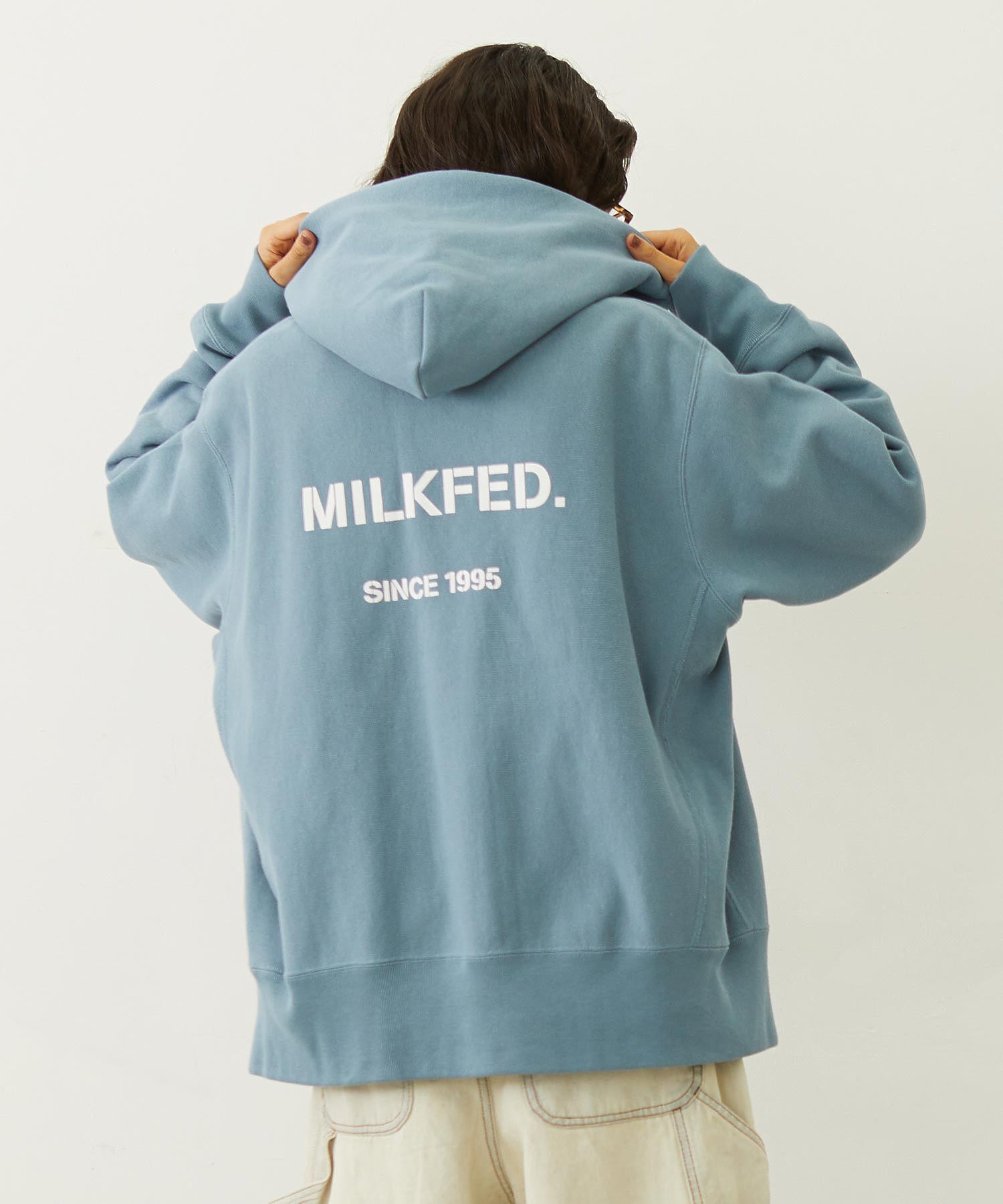 MILKFED. × CHAMPION SWEAT ZIP HOODIE