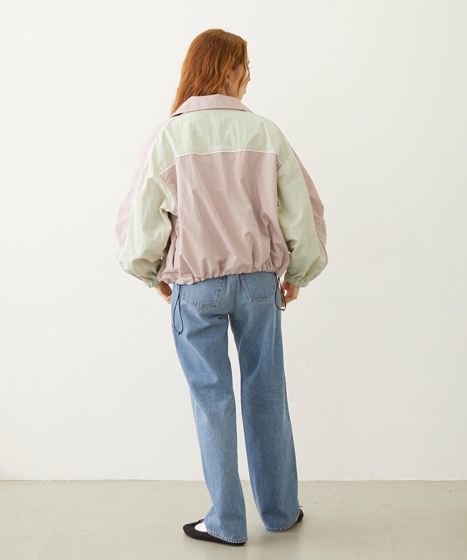 CUTOUT LOGO TRACK JACKET