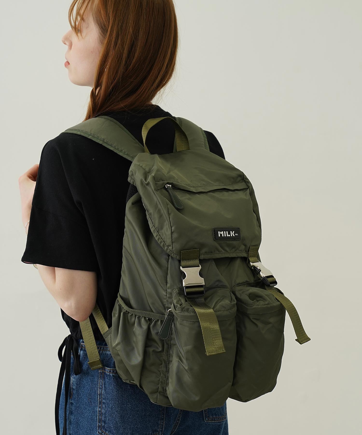 LOGO PLATE BACKPACK MILKFED.