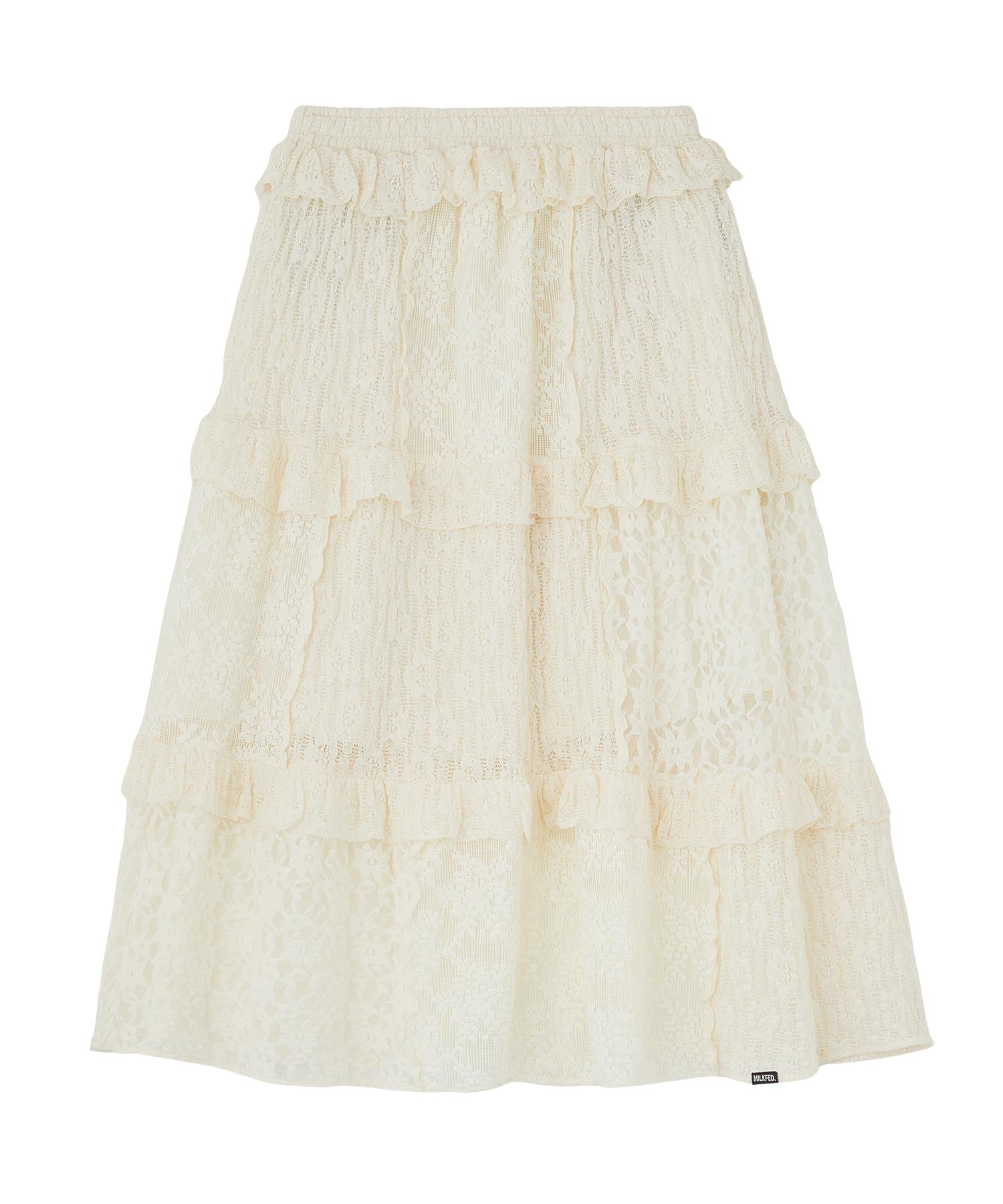 LACE FRILL DIRNDL SKIRT