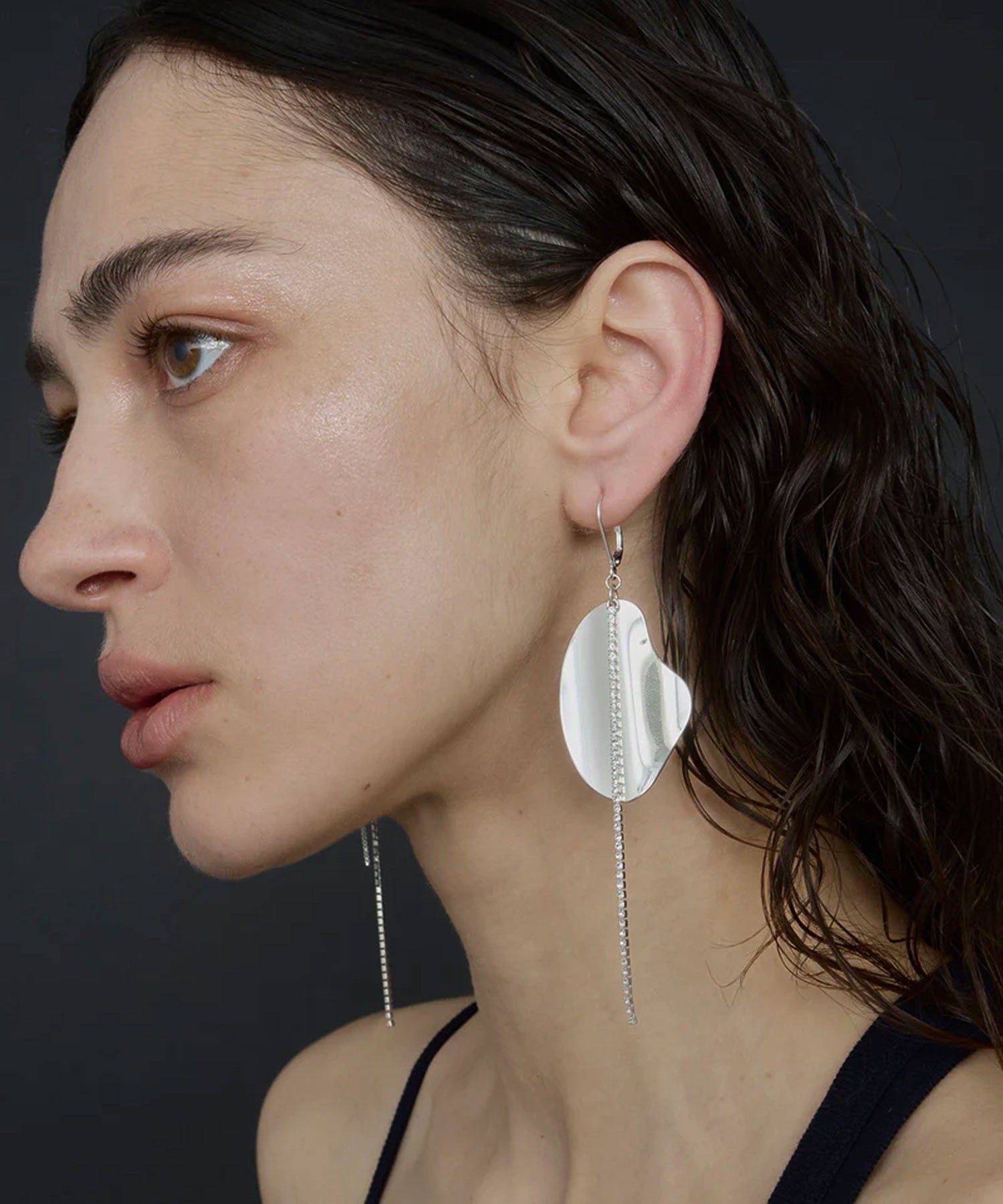 loni/LEAF BIJOU ASYMMETRY PIERCE