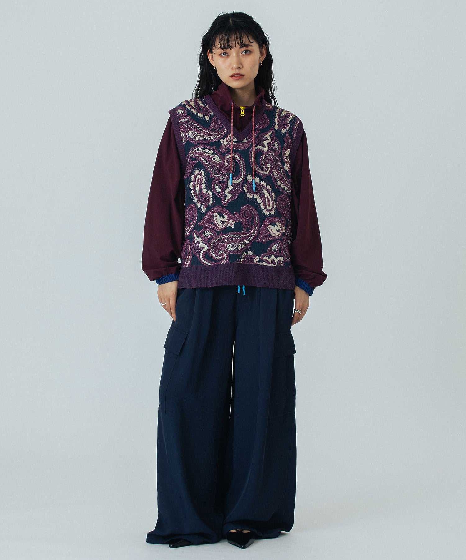 model:167cm 着用サイズ:M