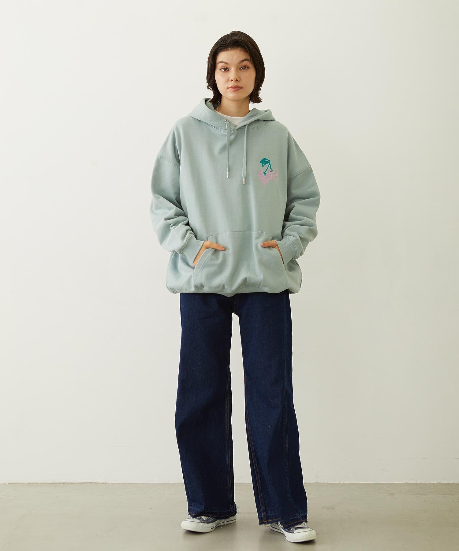 FLARED DENIM PANTS