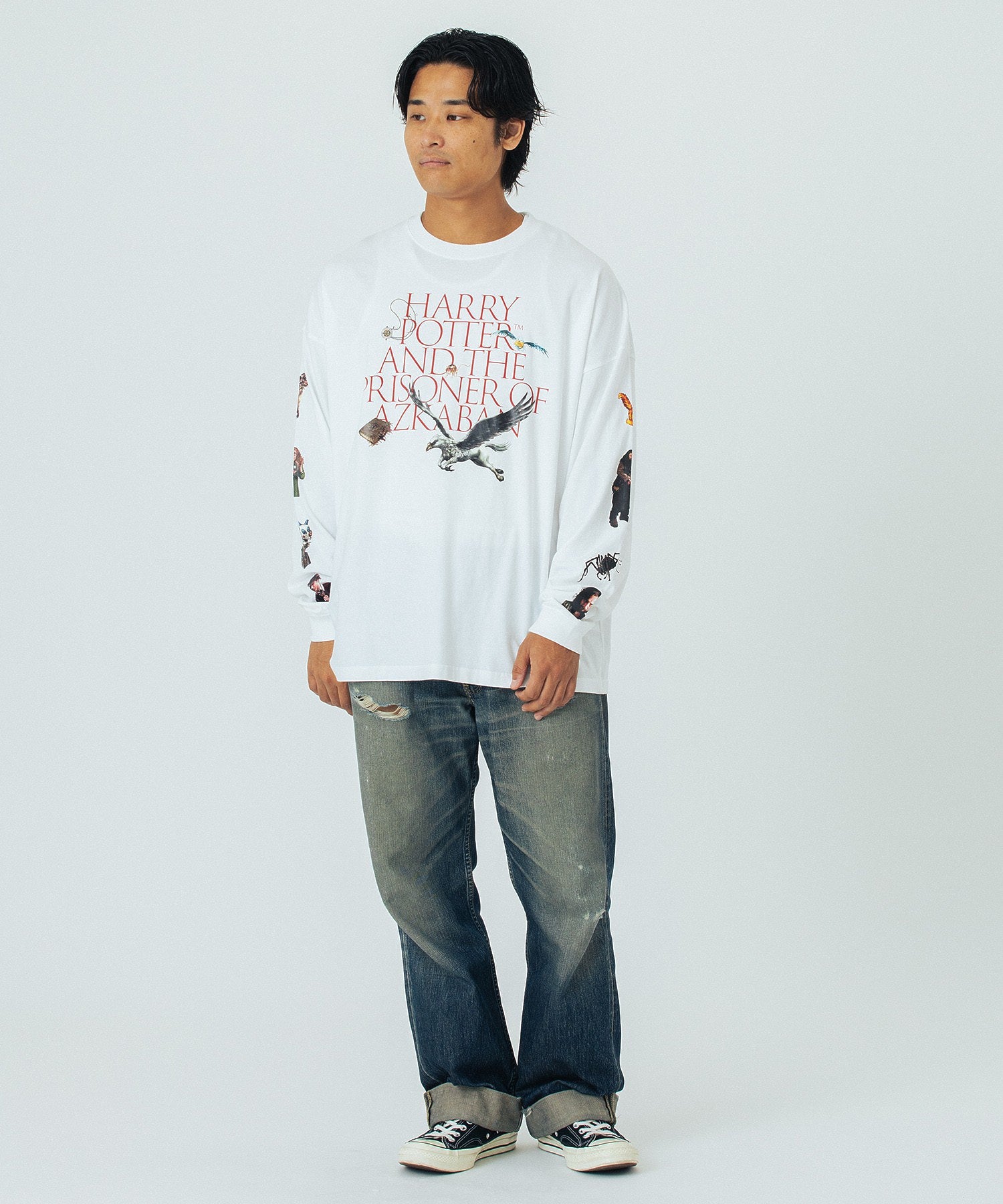 model:173cm 着用サイズ:L