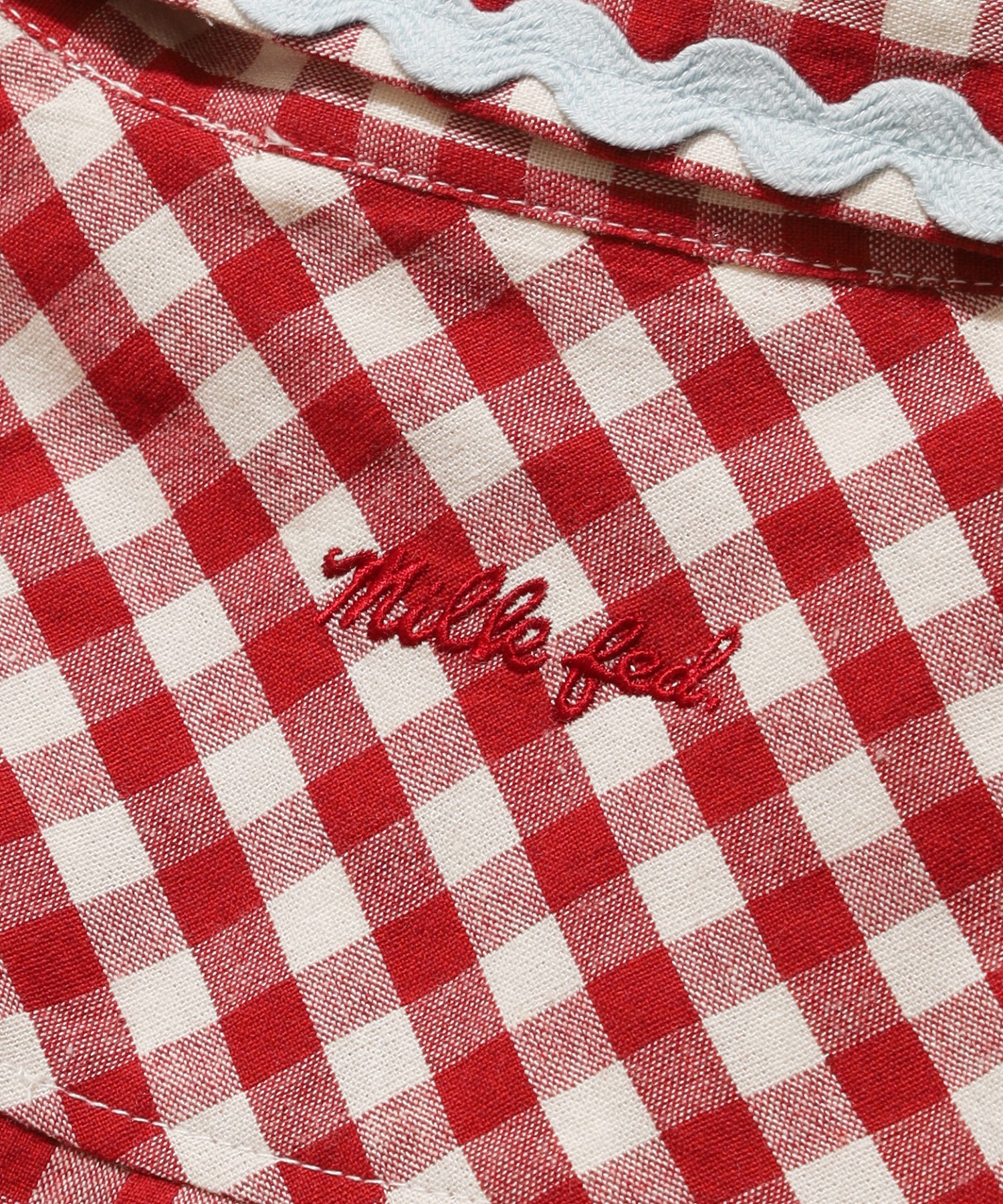 TRIMMED GINGHAM CHECK SHIRT