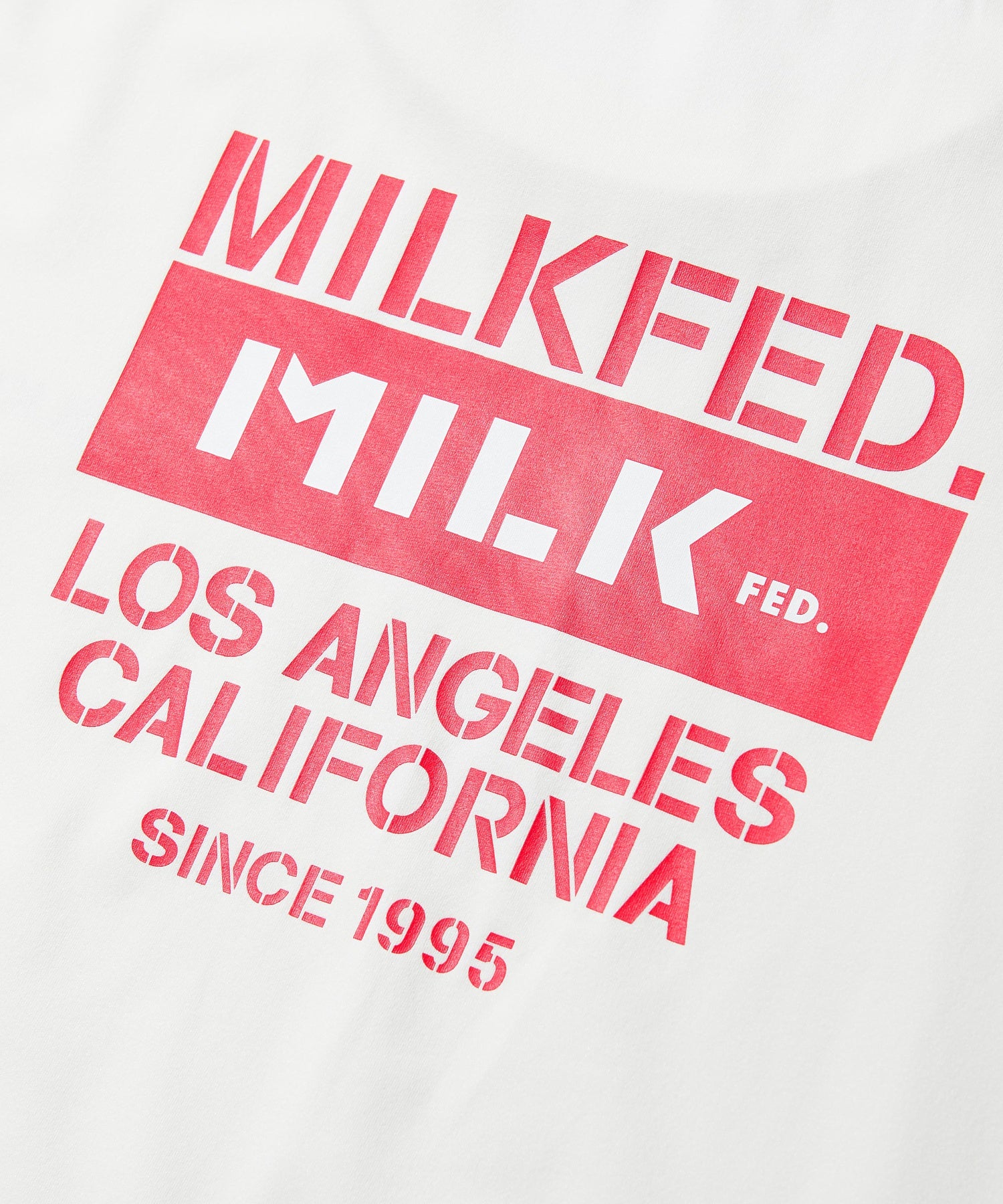MILKFED. DRAWSTRING BIG S/S TEE