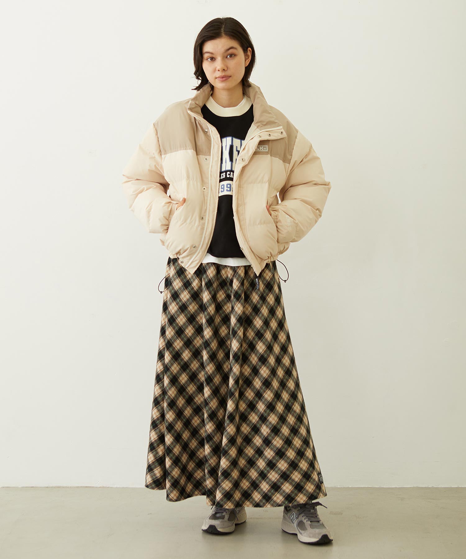 BAR PATCH PUFFER JACKET