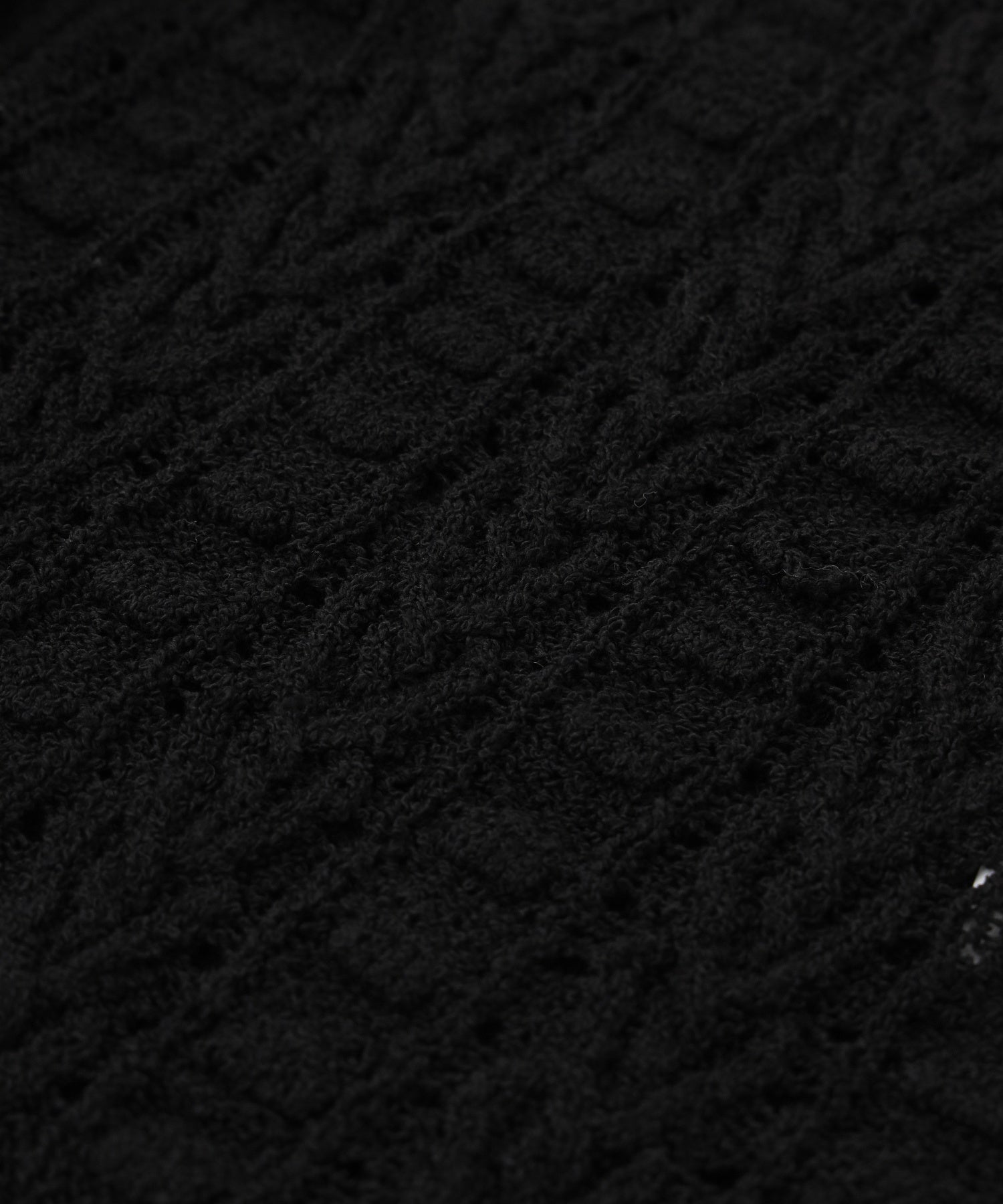 OPENWORK CABLE KNIT CARDIGAN