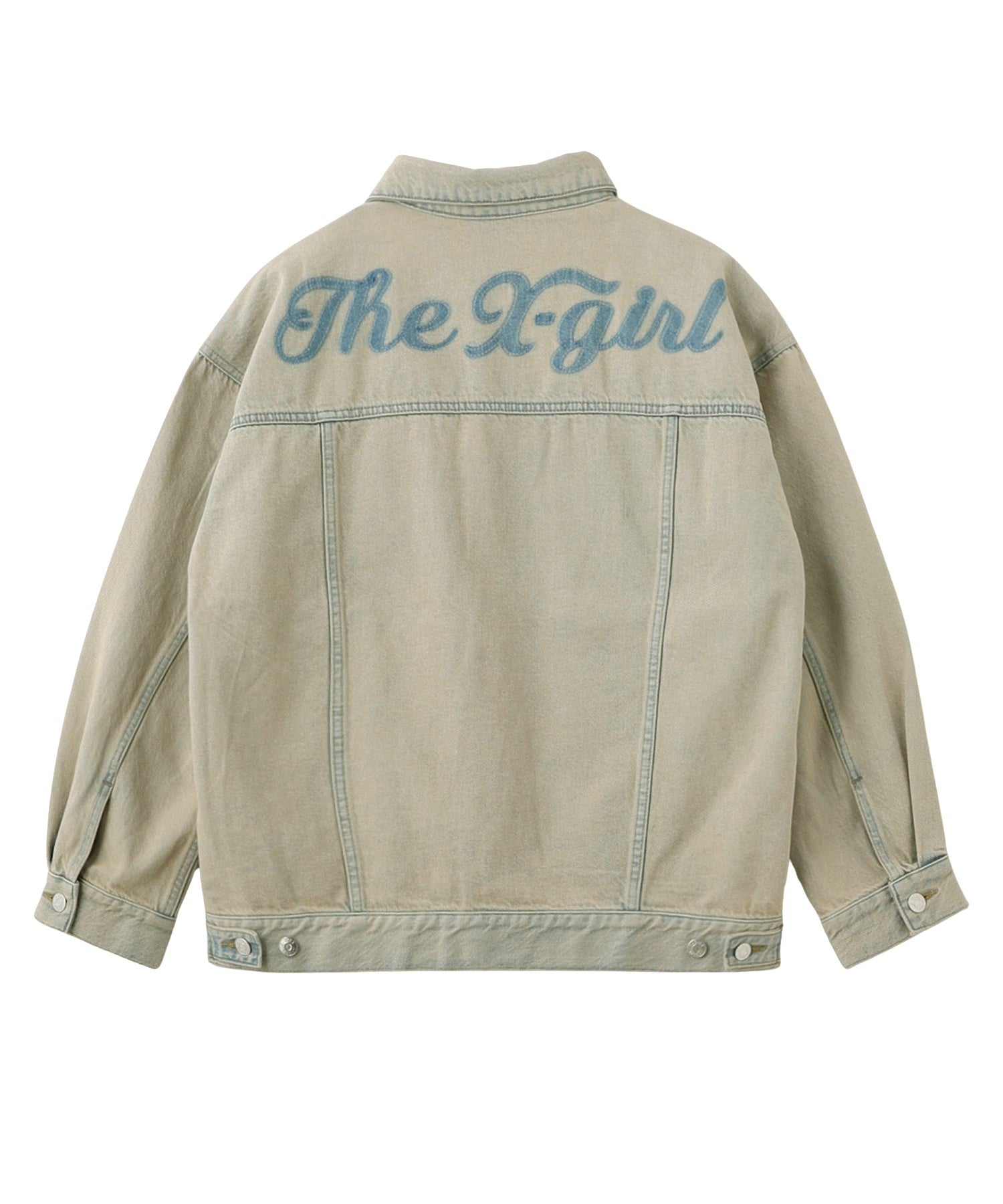 CURSIVE LOGO DENIM JACKET