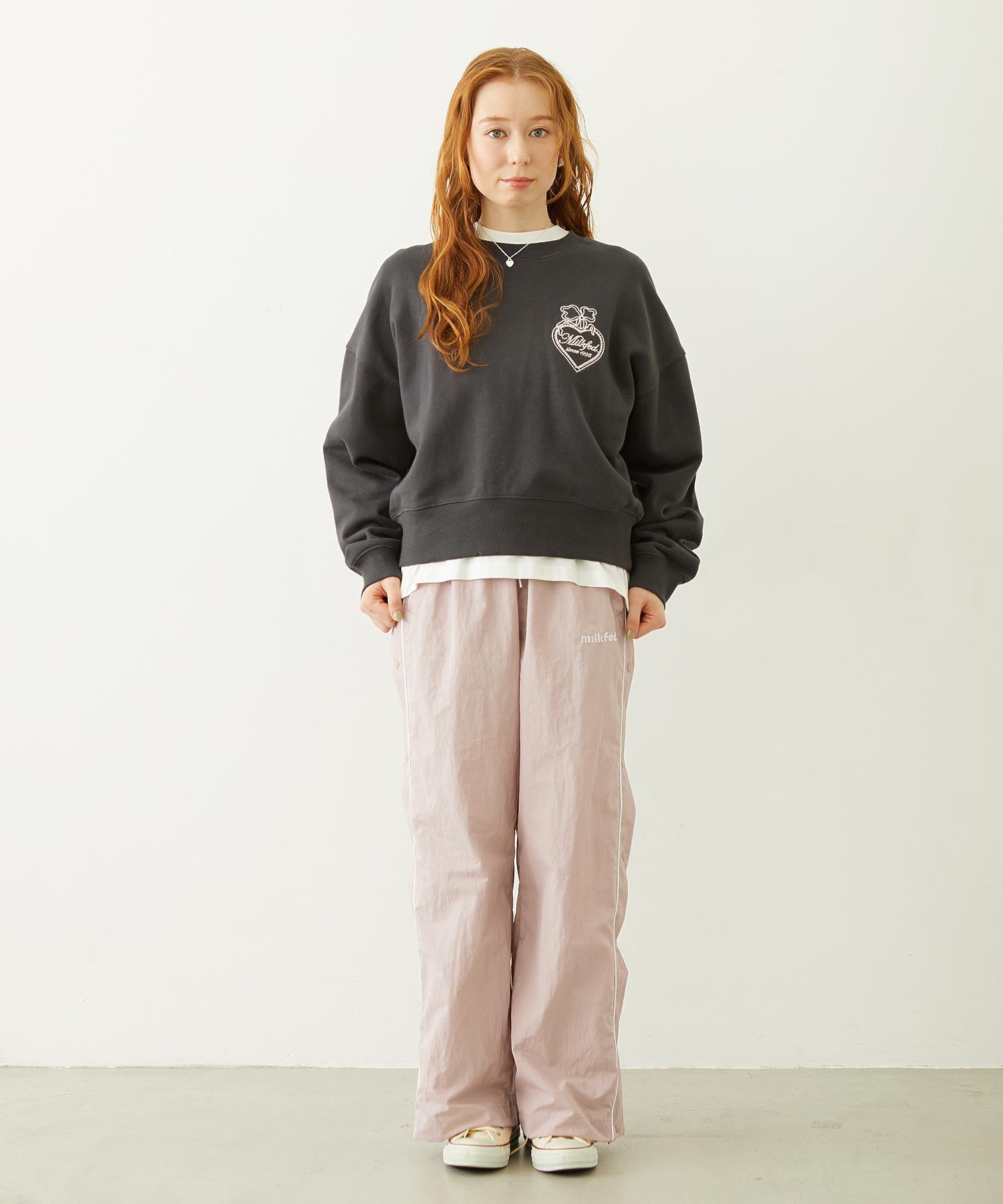 CUTOUT LOGO TRACK PANTS