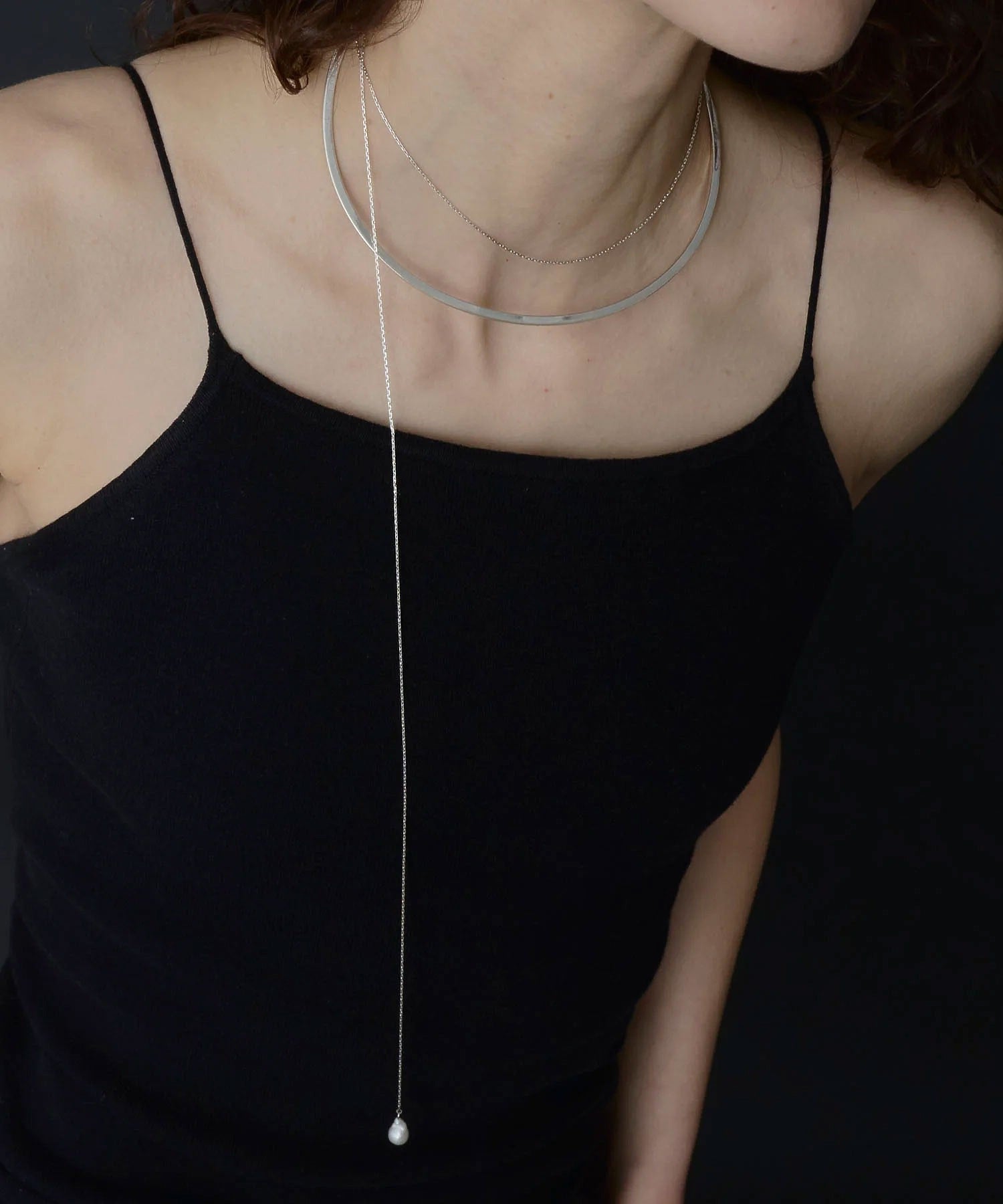 loni/BUD MULTIWAY PEARL CHOKER