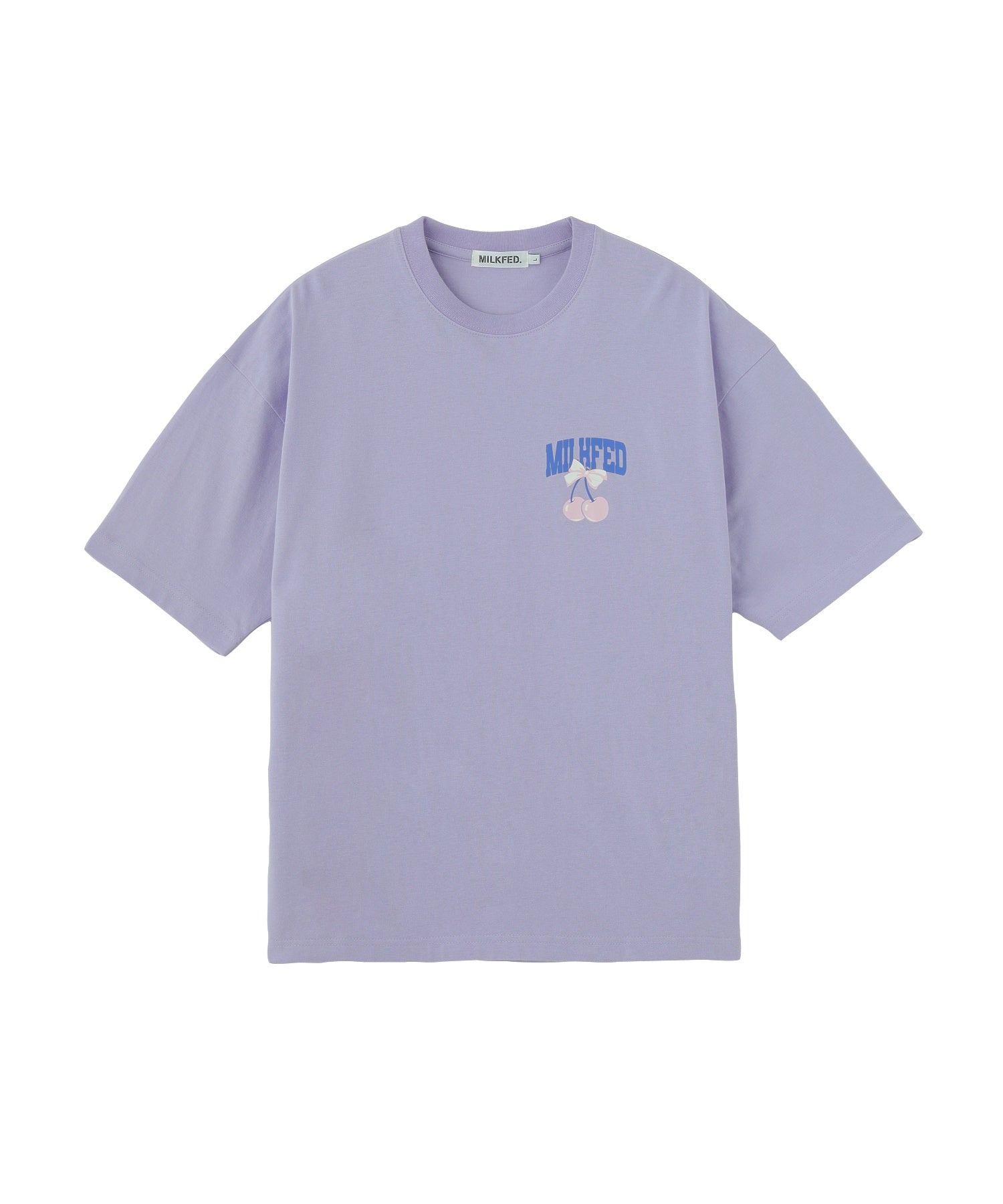 CHERRY AND RIBBON WIDE S/S TEE