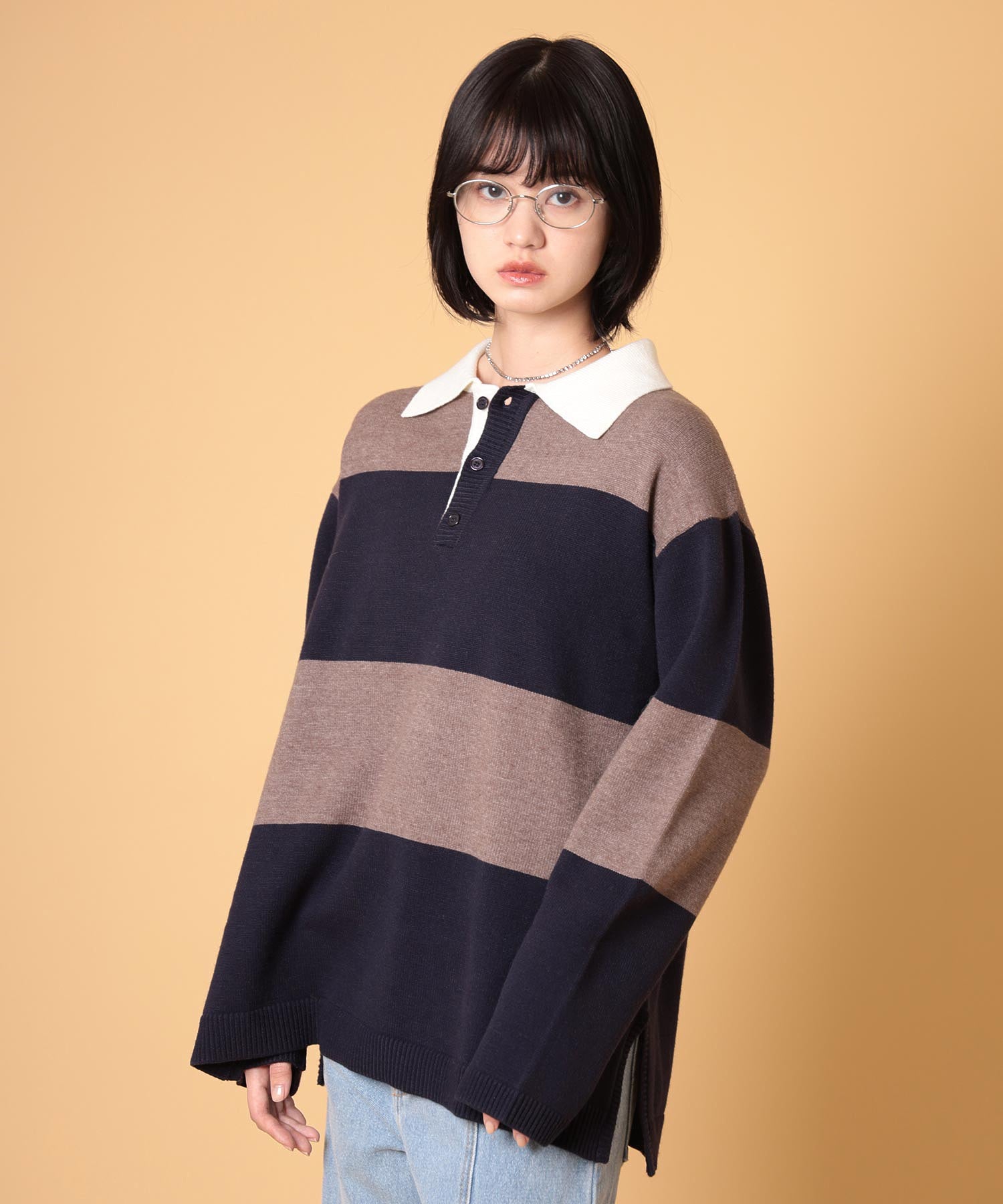 ラガーニットプルオーバー