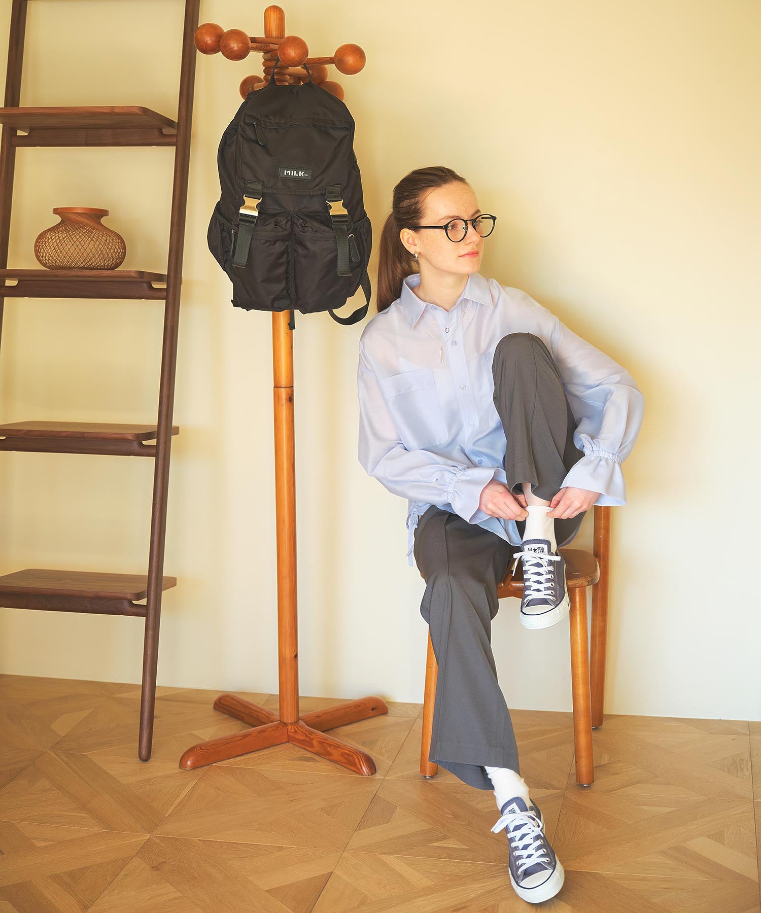 model：H174 着用サイズ：ONESIZE