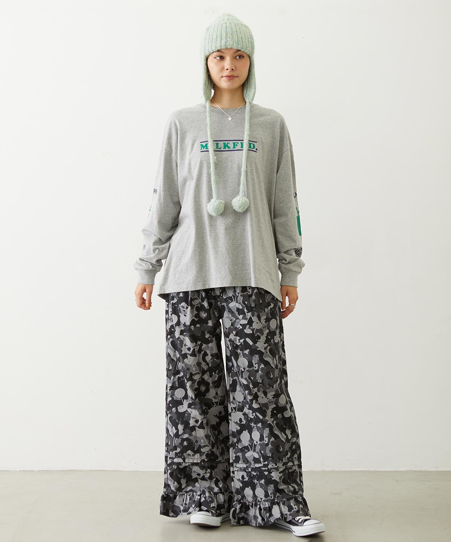 EAR FLAP KNIT CAP