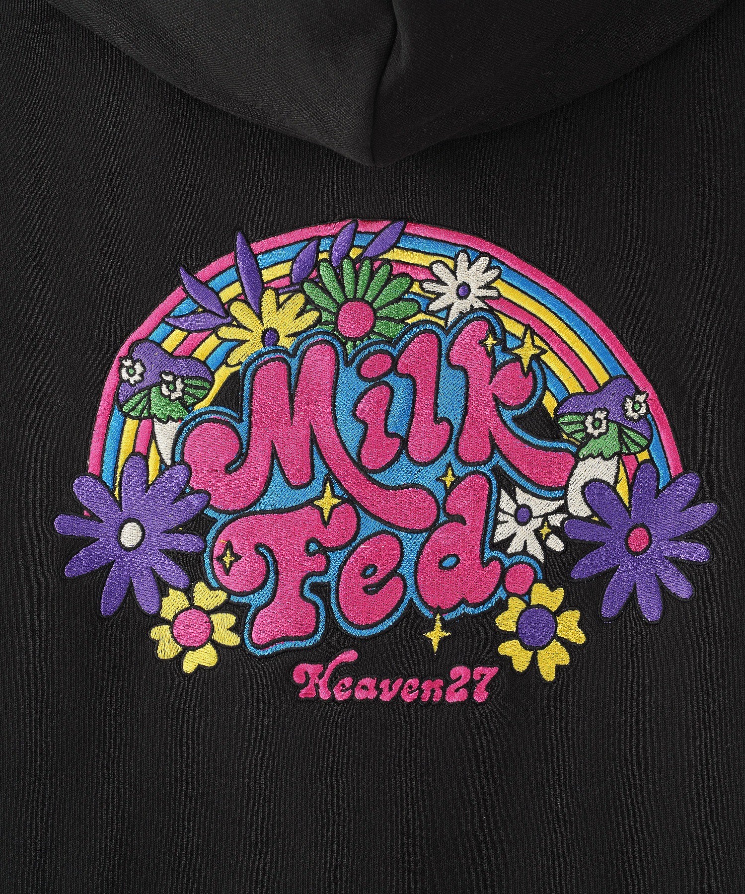 EMBROIDERD 70s LOGO SWEAT HOODIE