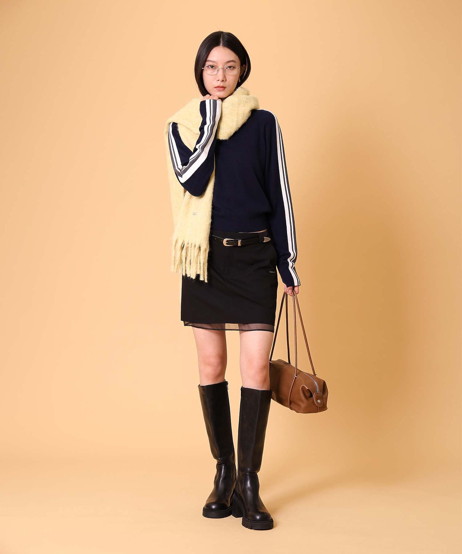 ラインニットプルオーバー