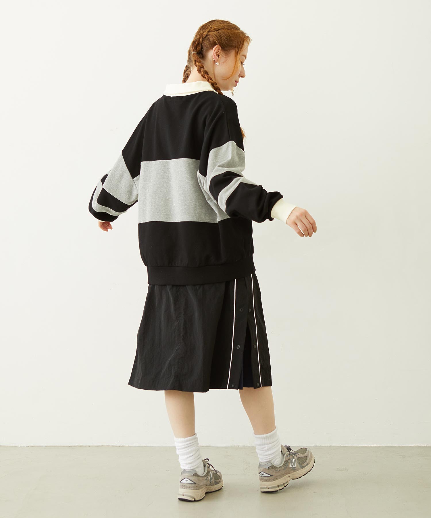 CUTOUT LOGO TRACK SKIRT