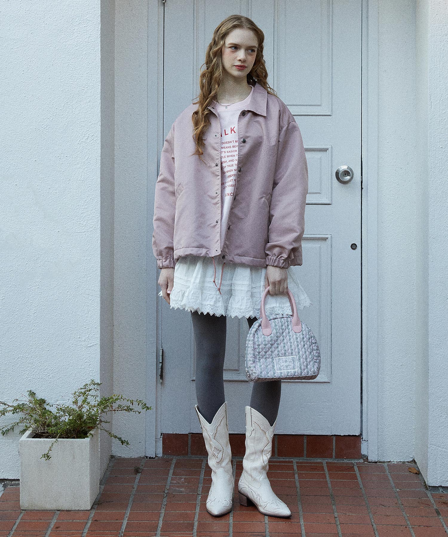 MELTY HEART COACH JACKET