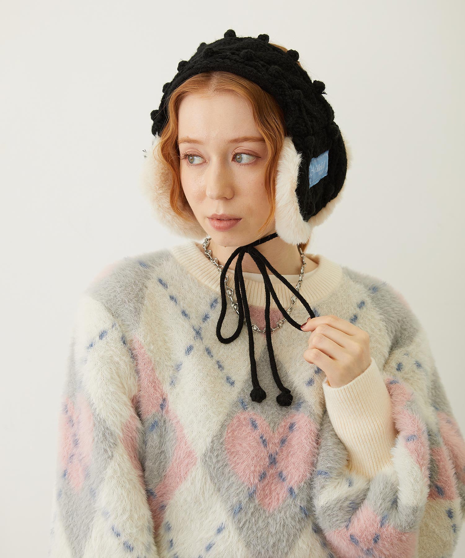 CABLE KNIT EARMUFFS