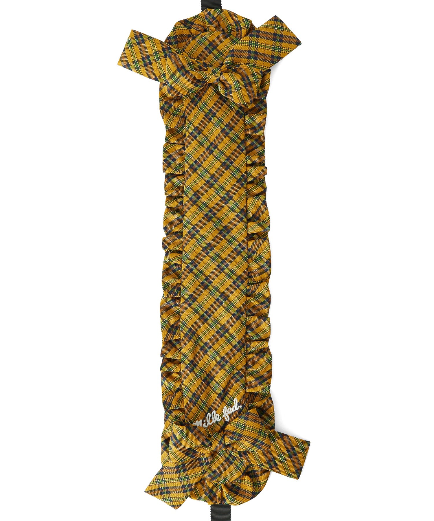 FRILLED TARTAN EARMUFFS