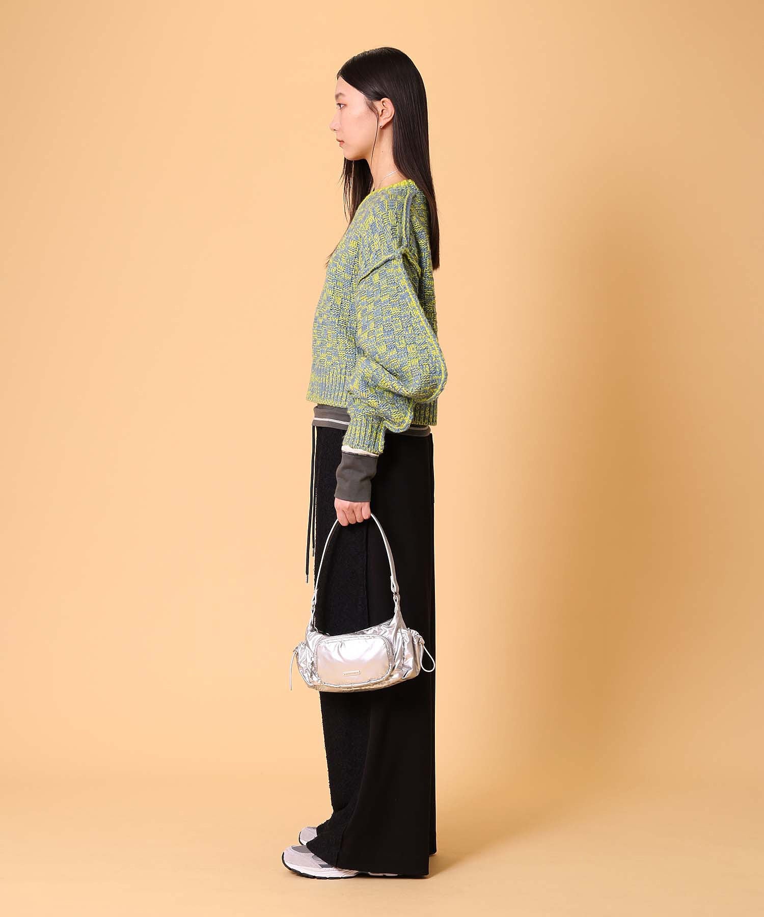 ミックスニットプルオーバー