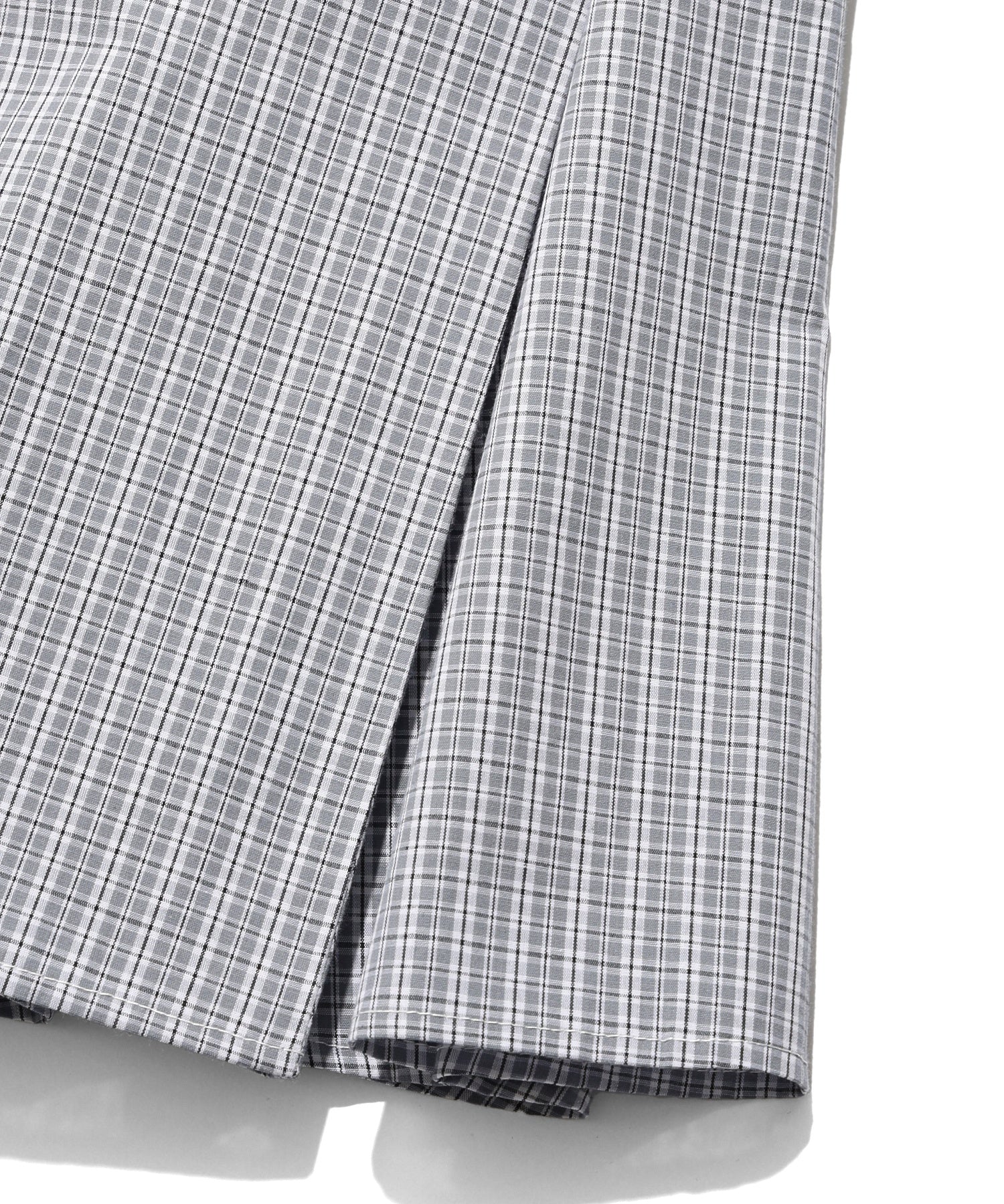 PLAID PATTERN LONG SKIRT