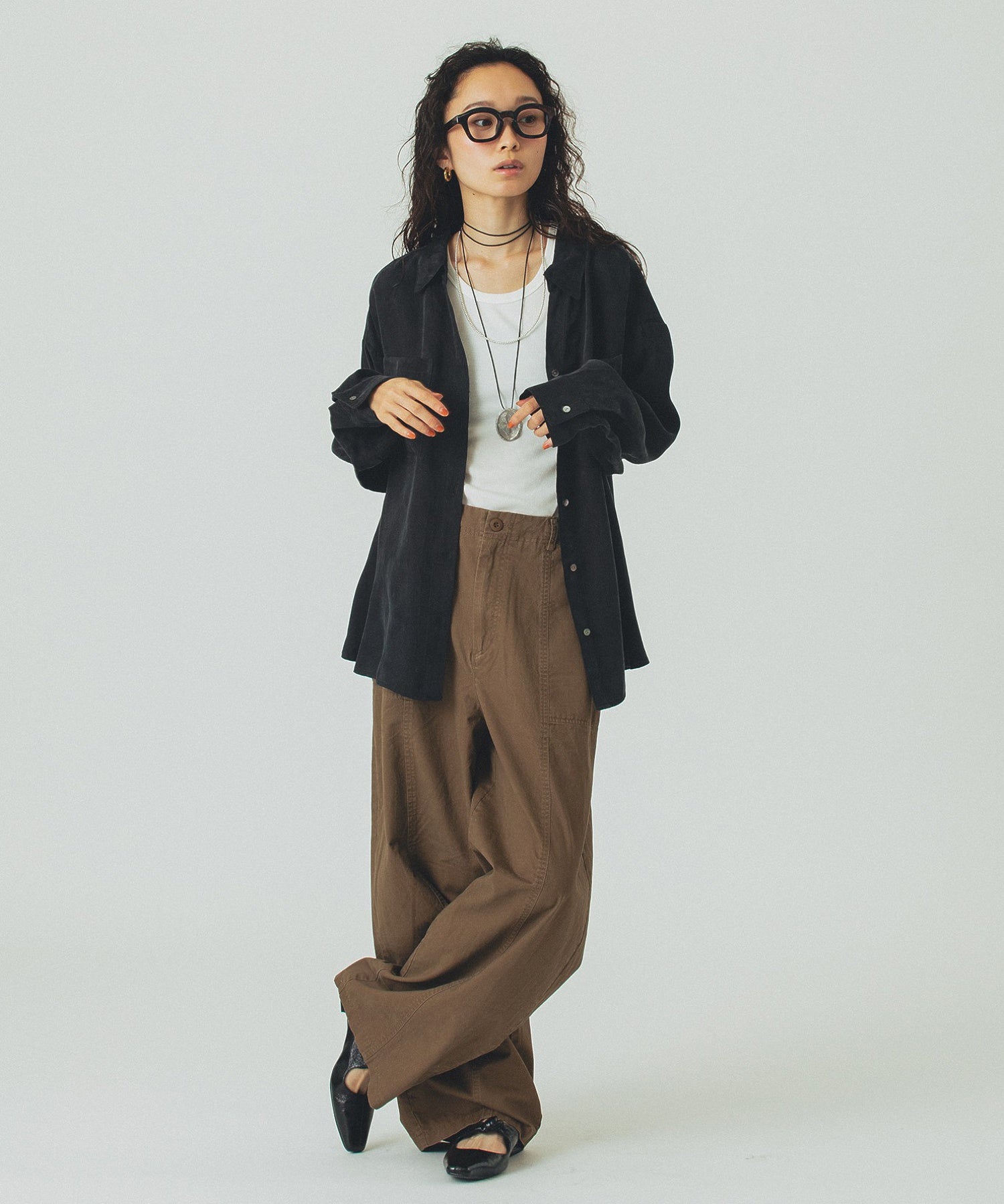 model:161cm 着用サイズ:M