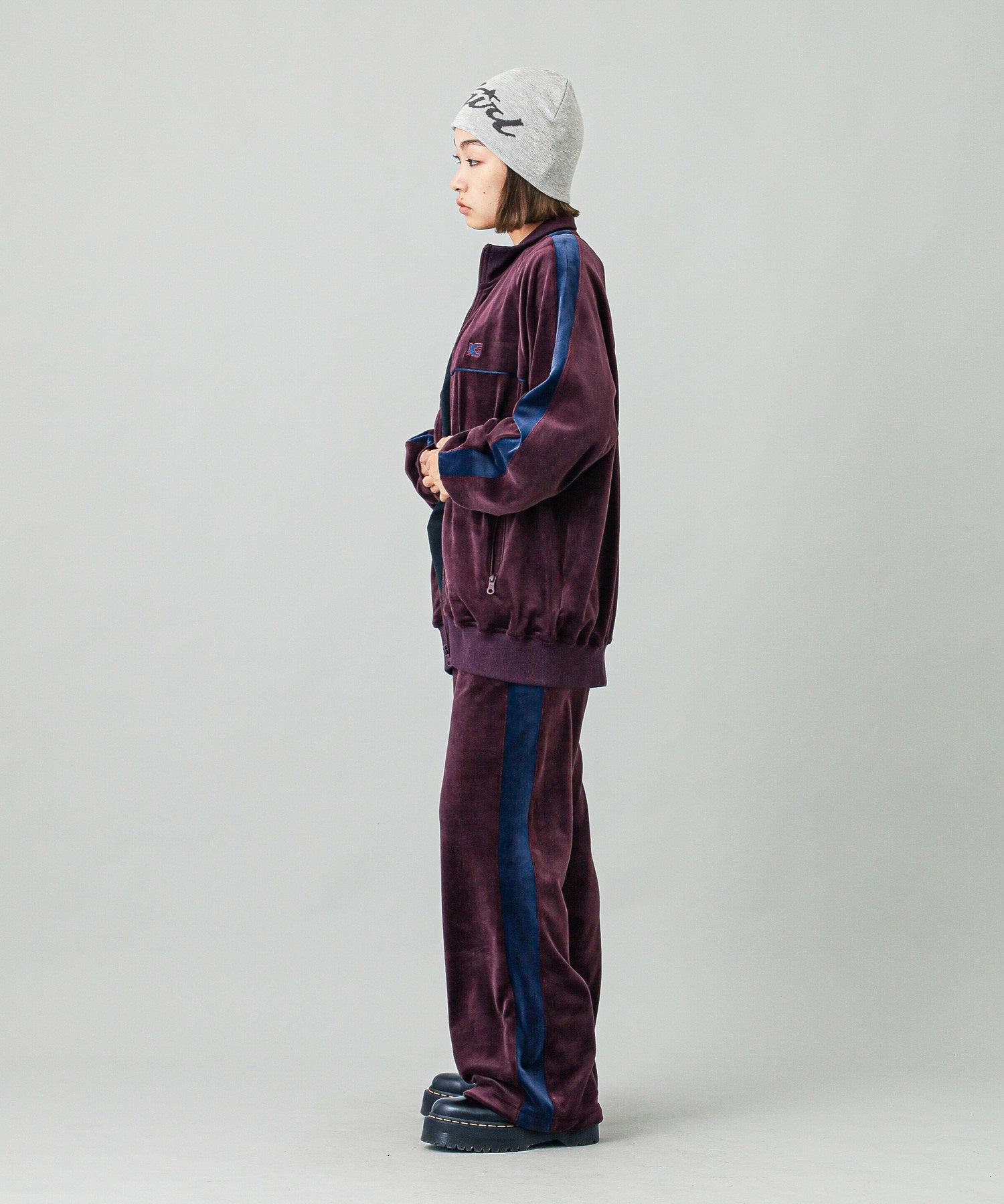 VELOUR TRACK PANTS