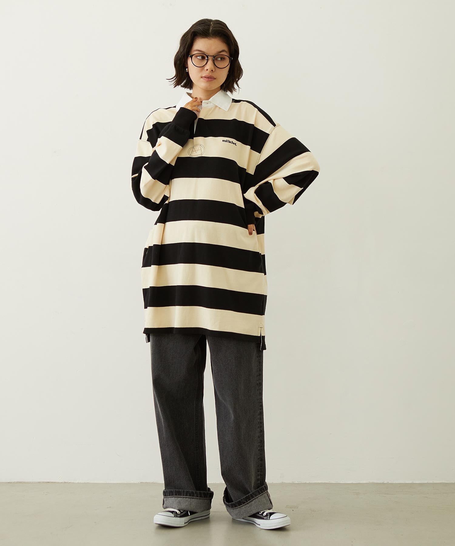 BOYFRIEND LOOSE DENIM PANTS