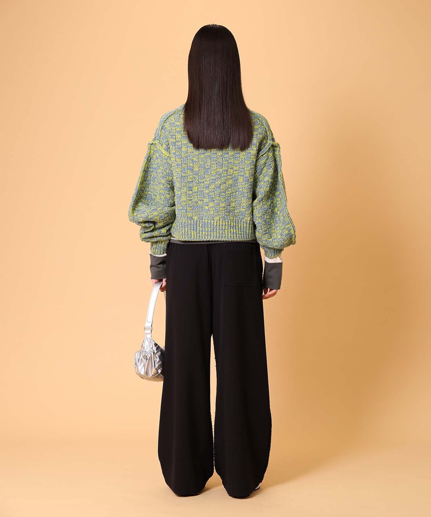 ミックスニットプルオーバー