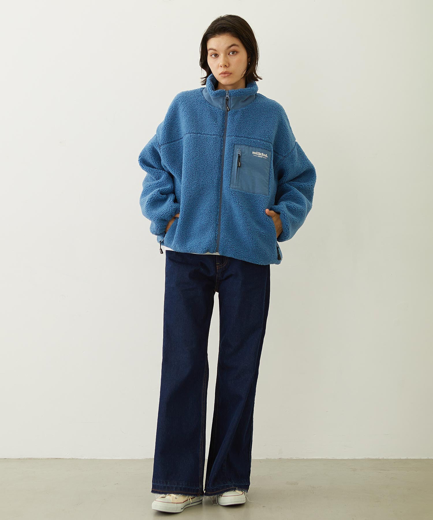 FLARED DENIM PANTS